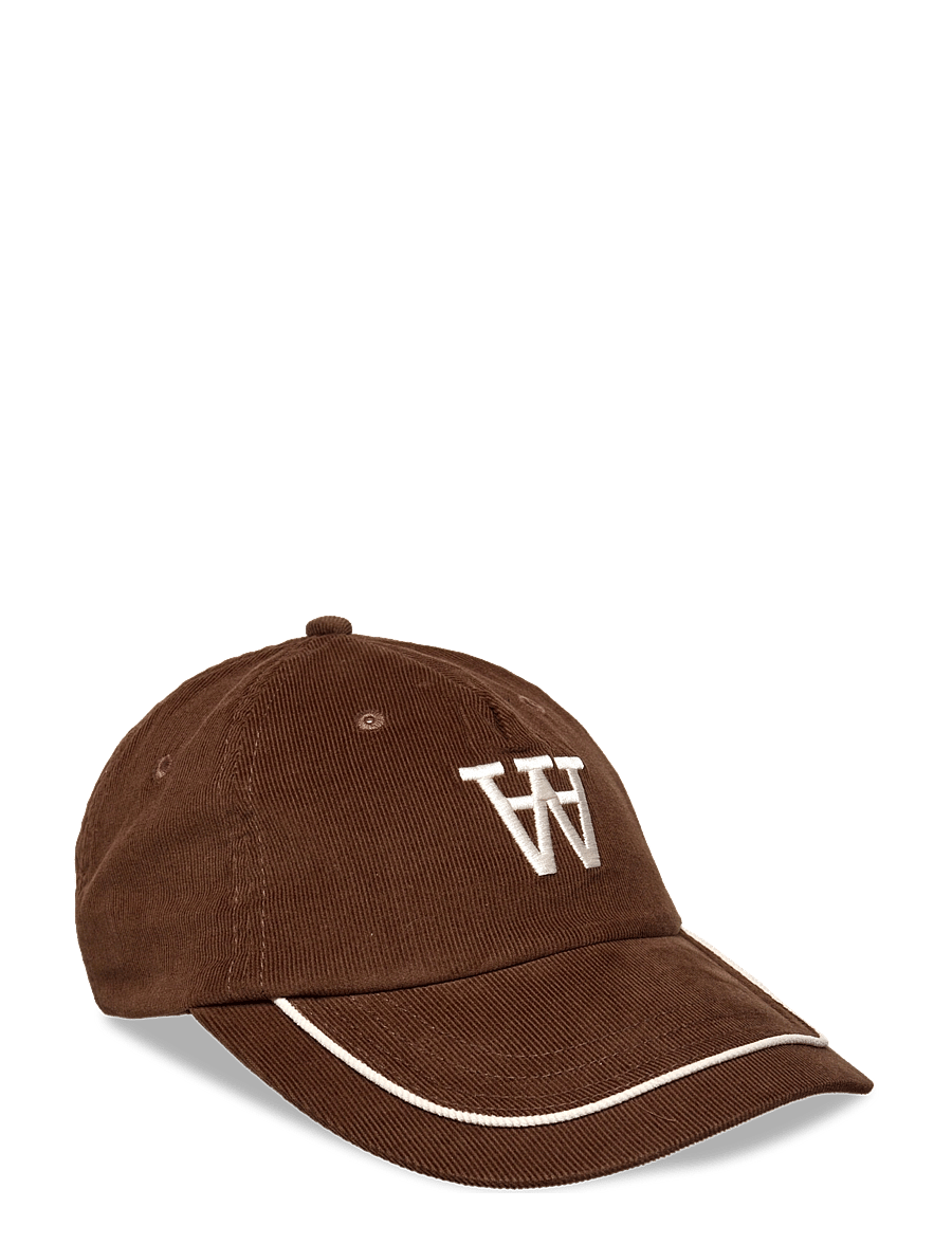 WOOD WOOD - WWBob CS Cordoroy cap - casquettes - potting soil - 0