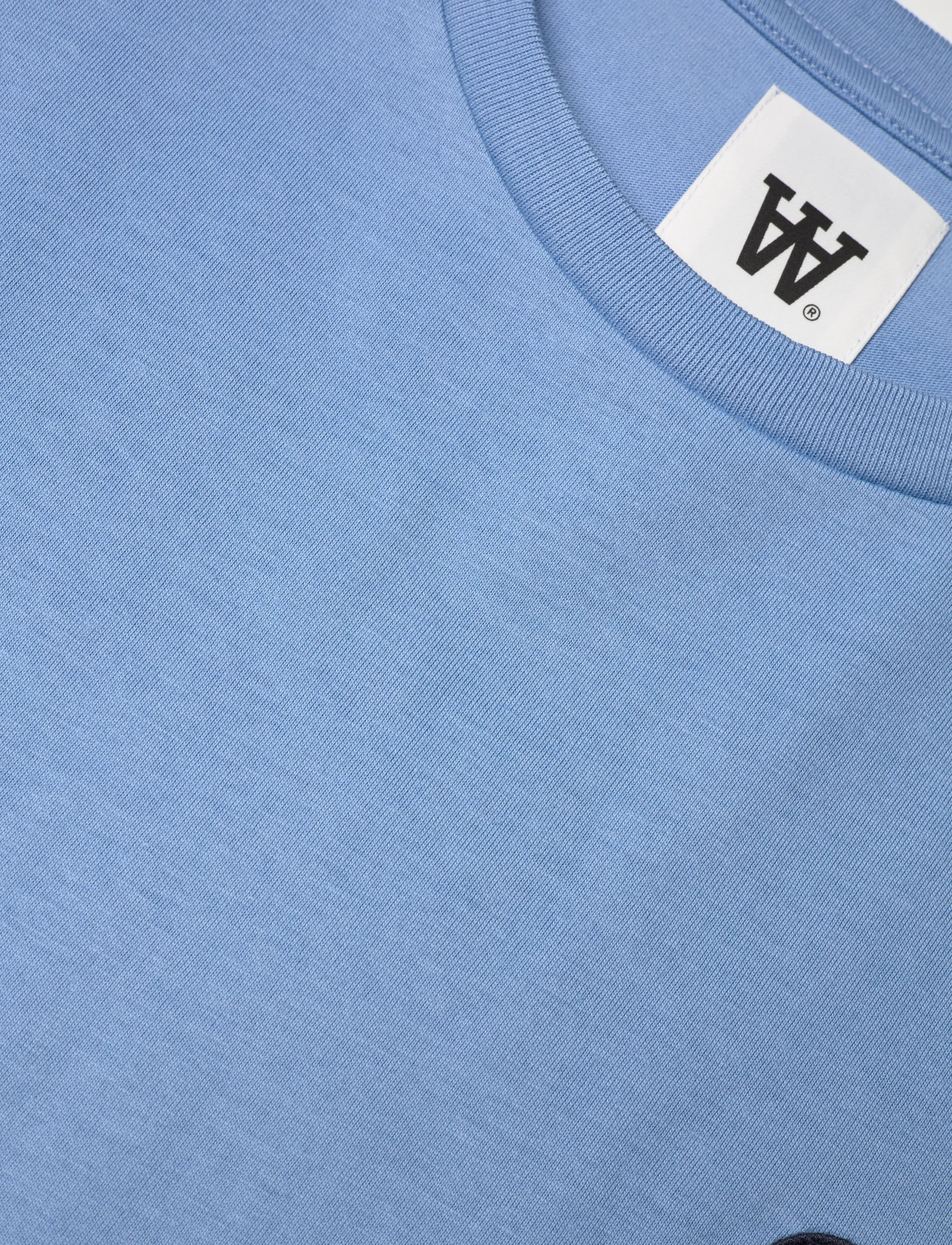 WOOD WOOD - WWAce - short-sleeved t-shirts - azurine - 2