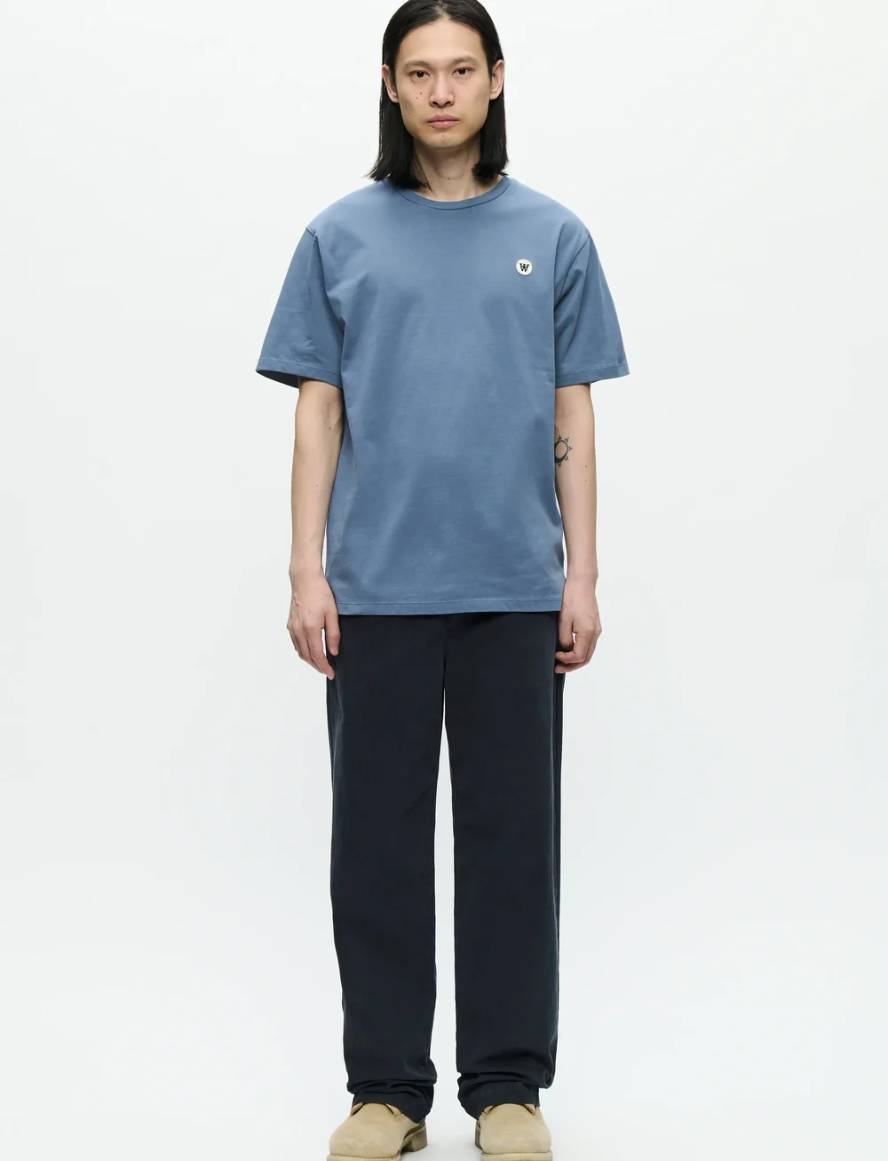 WOOD WOOD - WWAce - kortærmede t-shirts - bluefin - 2