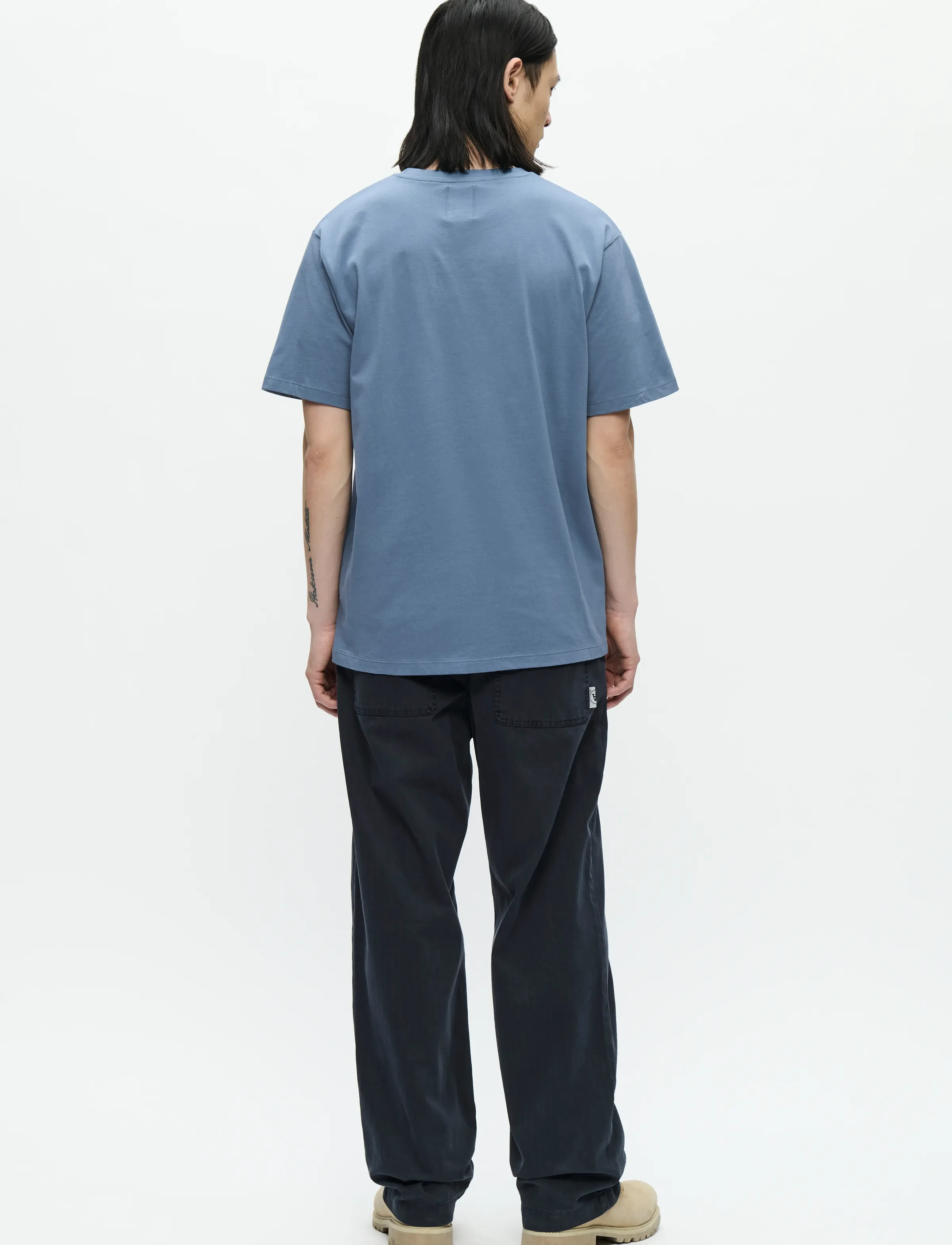 WOOD WOOD - WWAce - kortärmade t-shirts - bluefin - 3