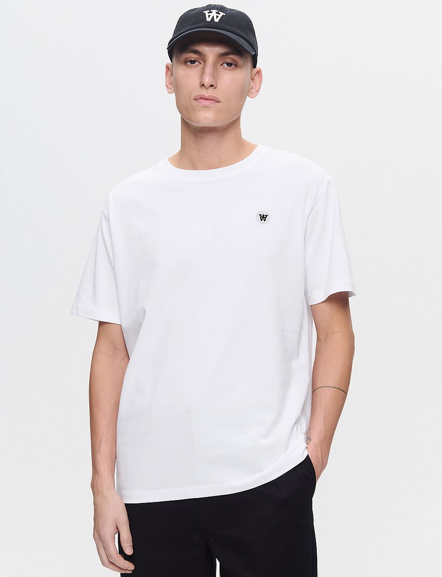 WOOD WOOD - WWAce - kurzärmelige t-shirts - bright white - 0
