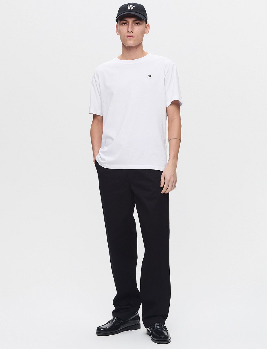 WOOD WOOD - WWAce - kurzärmelige t-shirts - bright white - 2