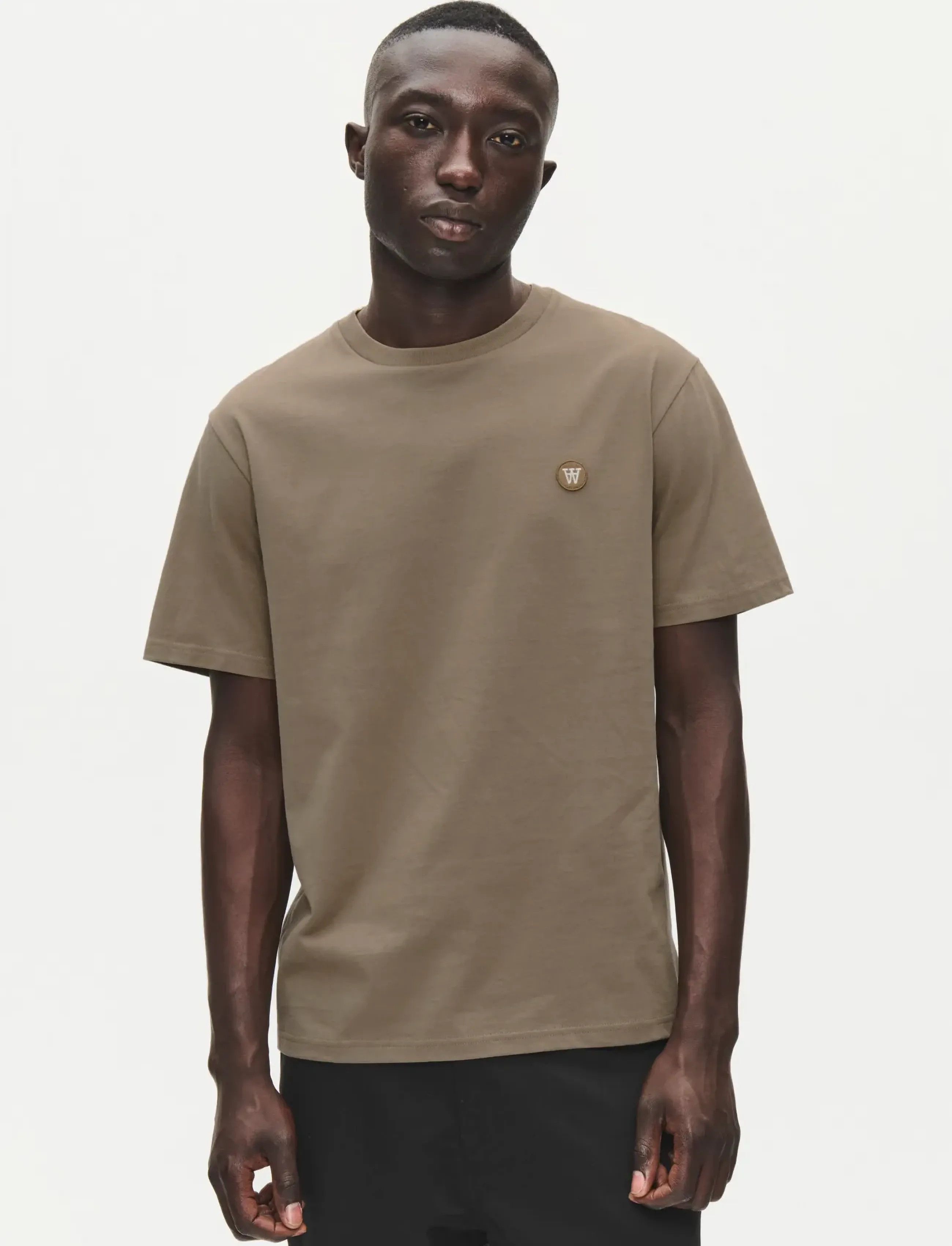 WOOD WOOD WWAce - T-shirts - BRINDLE / brown