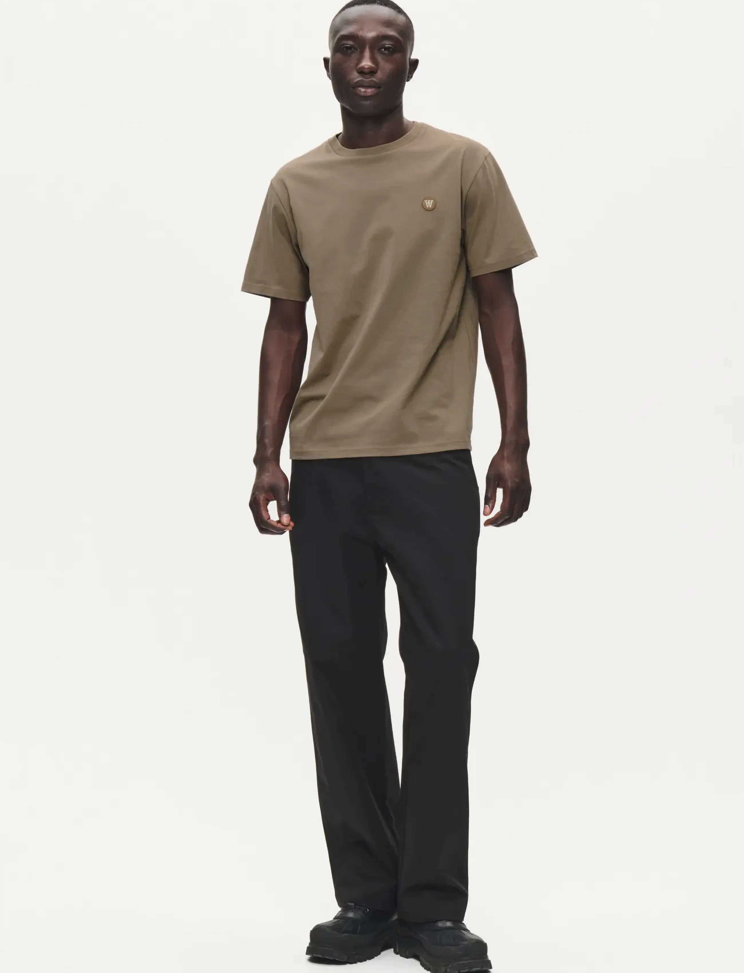 WOOD WOOD - WWAce - kortärmade t-shirts - brindle - 2