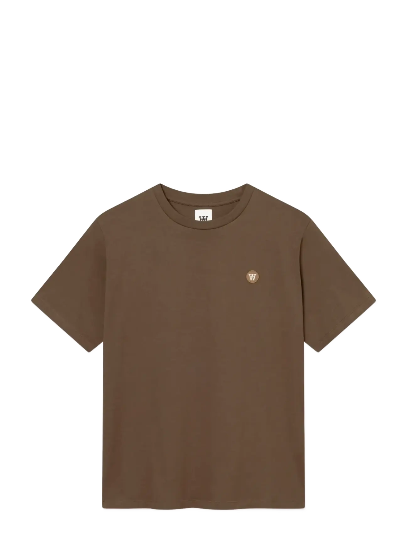 WOOD WOOD WWAce - T-shirts - DESERT PALM / brown