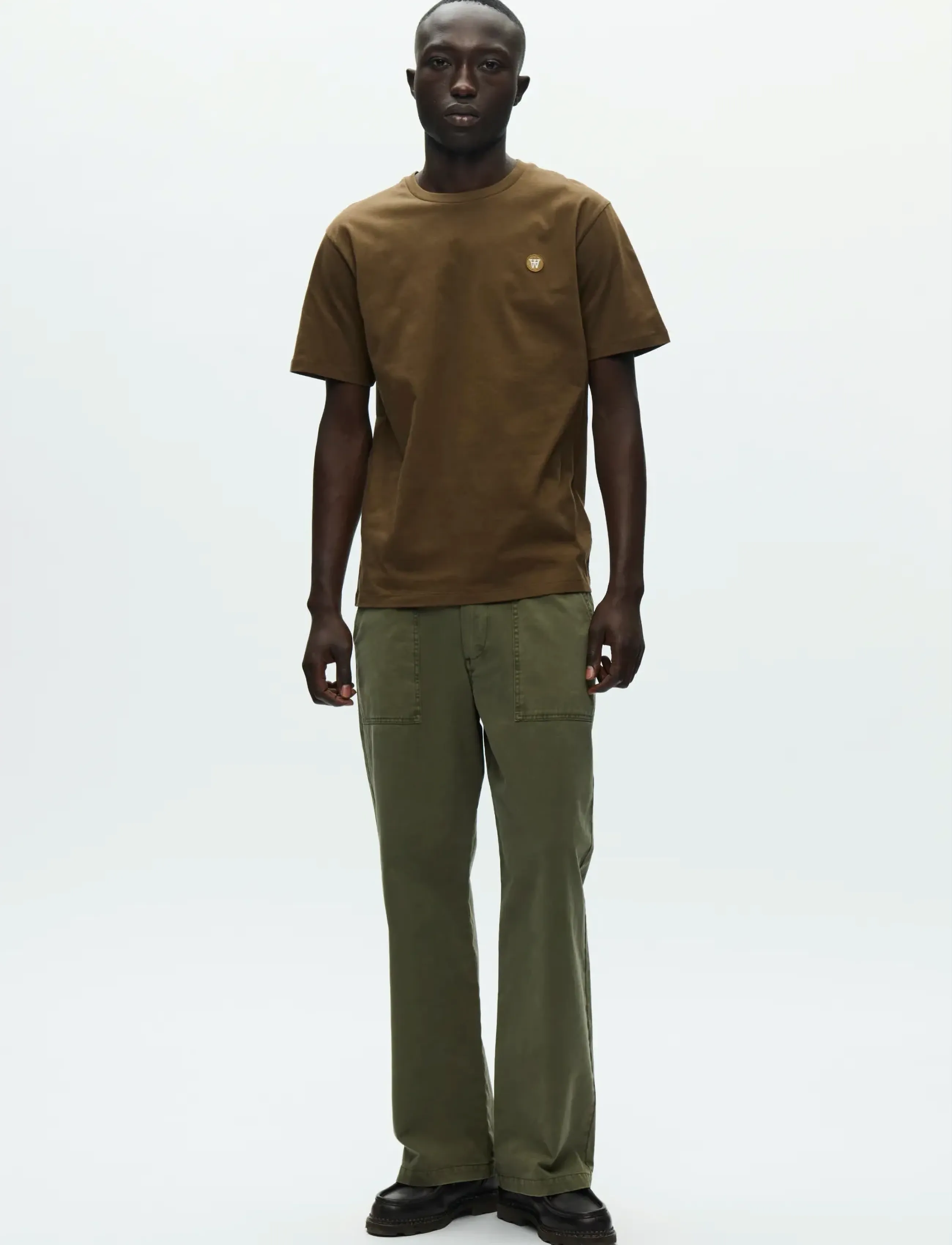 WOOD WOOD - WWAce - short-sleeved t-shirts - desert palm - 2