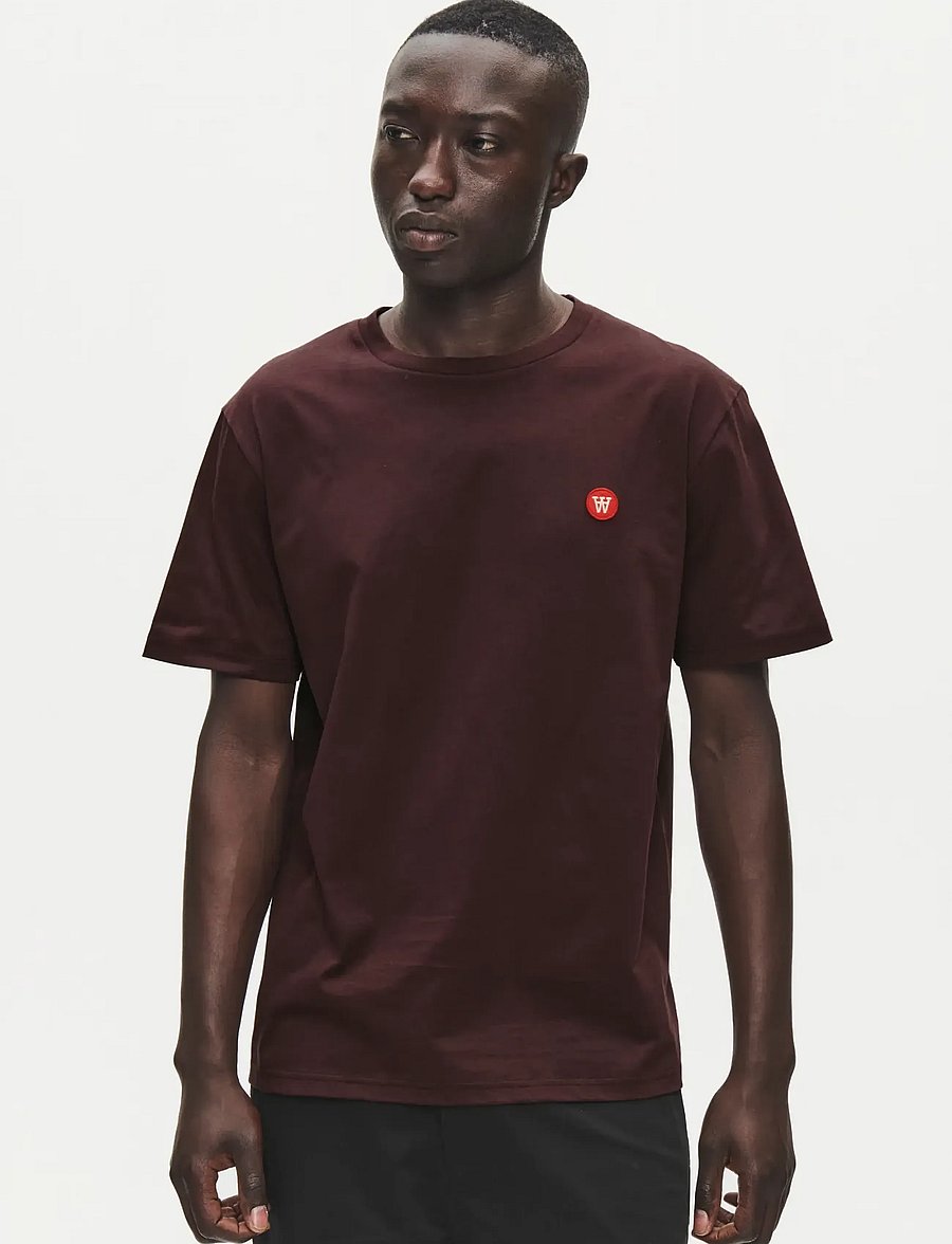 WOOD WOOD - WWAce - kortärmade t-shirts - fudge - 0
