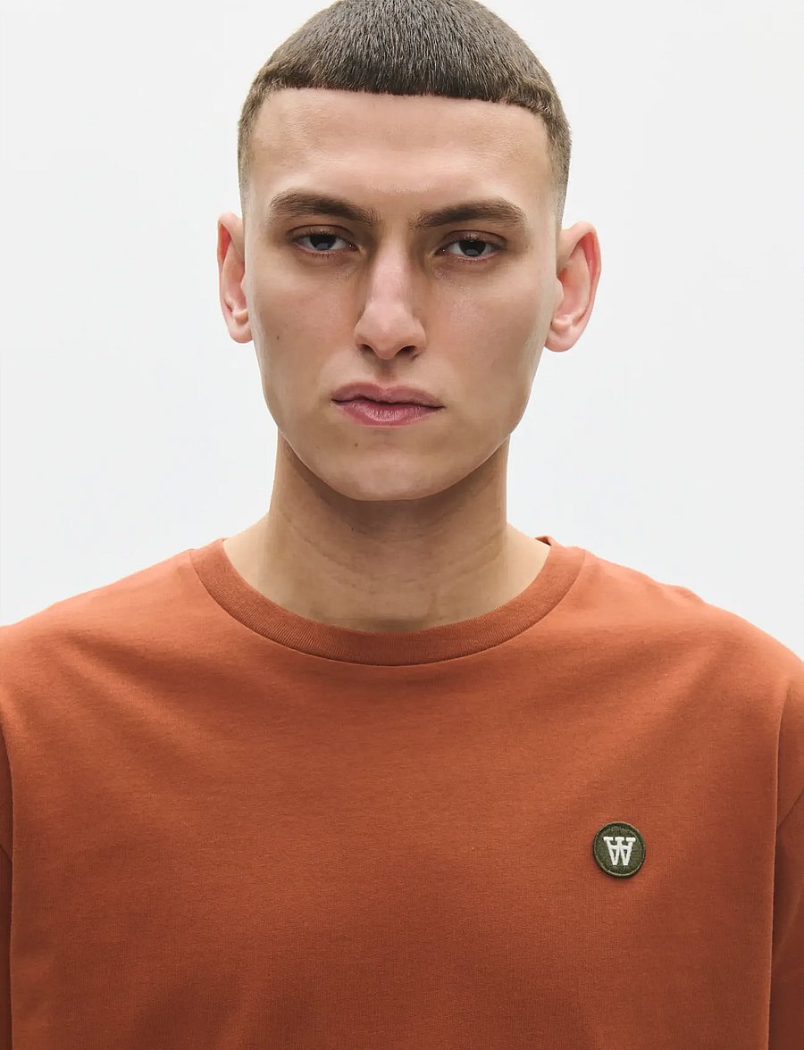 WOOD WOOD - WWAce - kortärmade t-shirts - ginger bread - 4