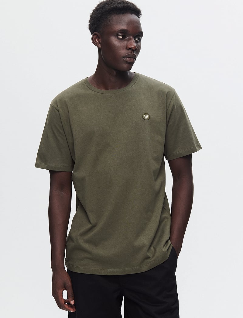 WOOD WOOD - WWAce - short-sleeved t-shirts - grape leaf - 0