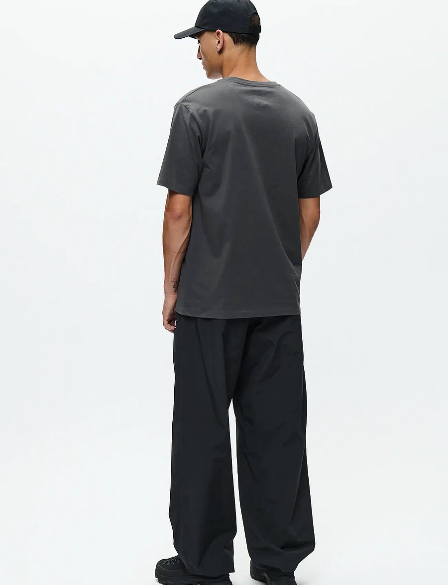 WOOD WOOD - WWAce - kurzärmelige t-shirts - gray pinstripe - 2