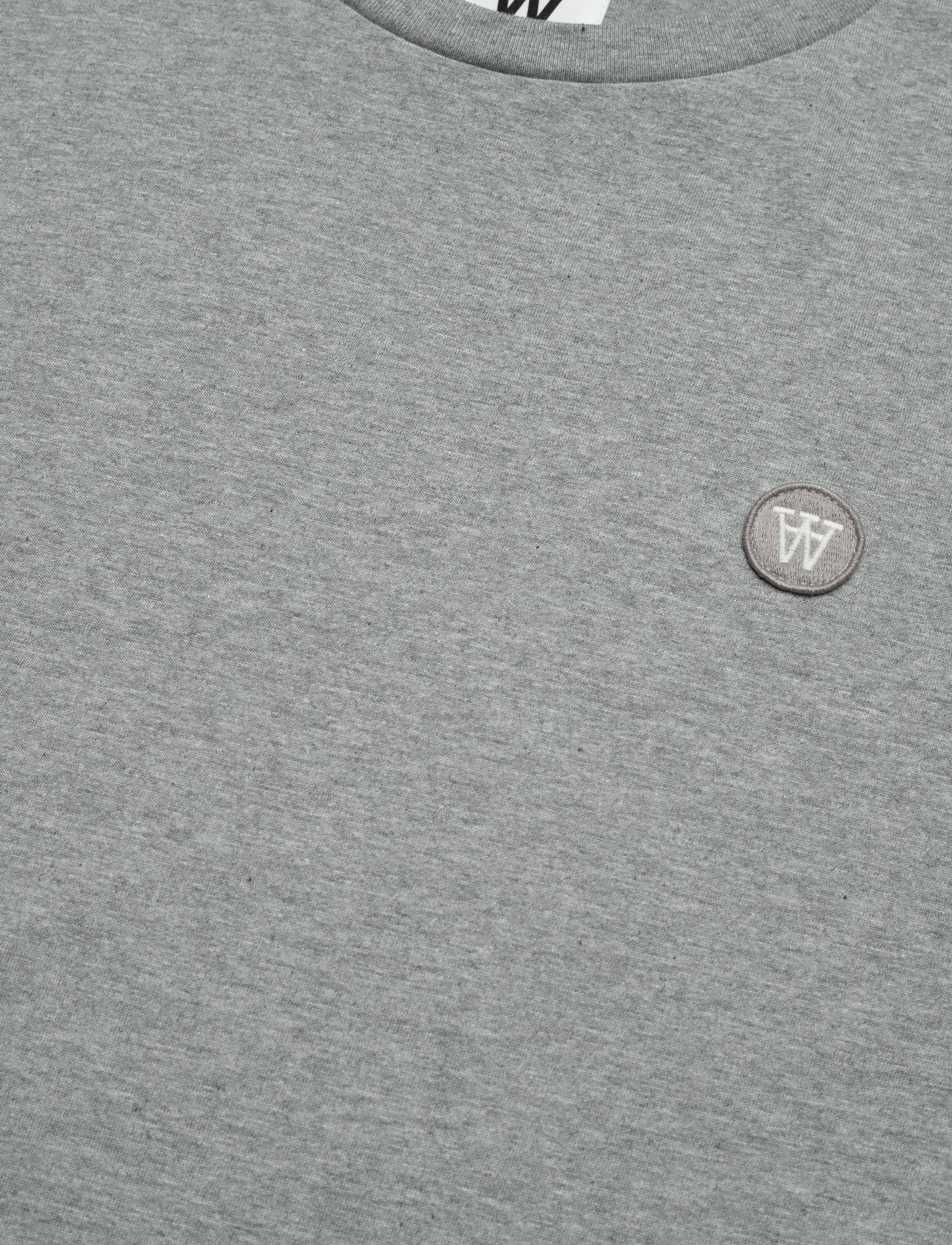 WOOD WOOD - WWAce - kurzärmelig - light melange grey - 4
