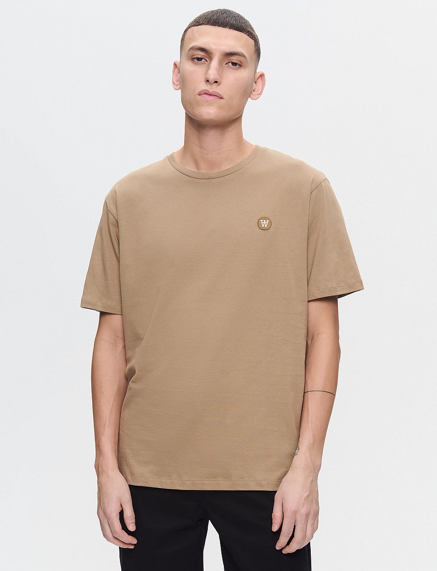 WOOD WOOD - WWAce - kurzärmelige t-shirts - petrified oak - 0