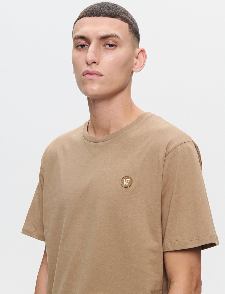 WOOD WOOD - WWAce - kurzärmelige t-shirts - petrified oak - 4