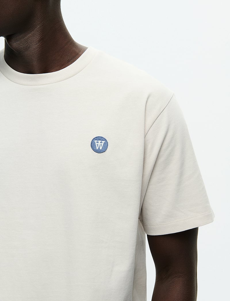 WOOD WOOD - WWAce - lühikeste varrukatega t-särgid - silver gray - 5