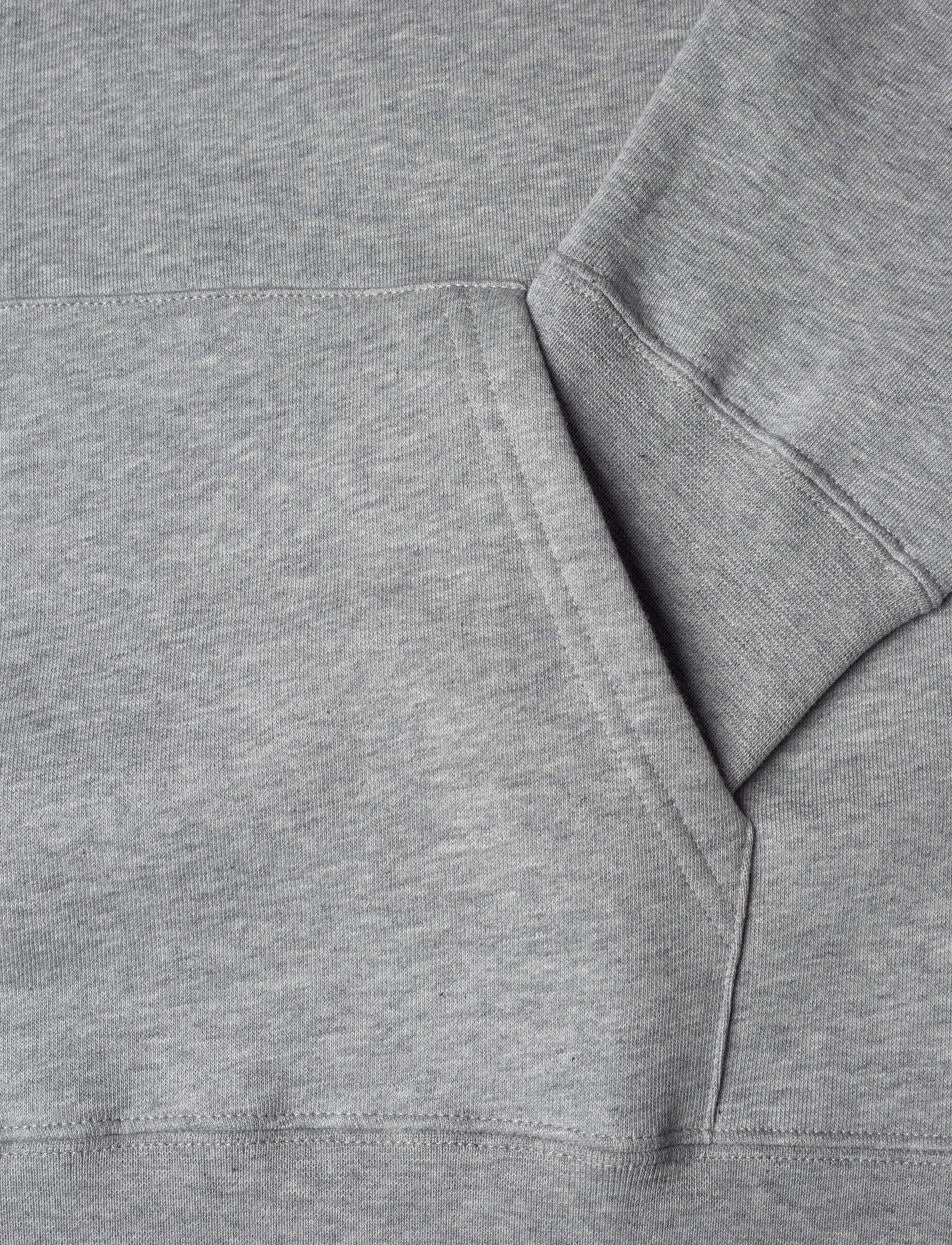 DOUBLE A BY W.W. - Ash hoodie - grey melange - 3