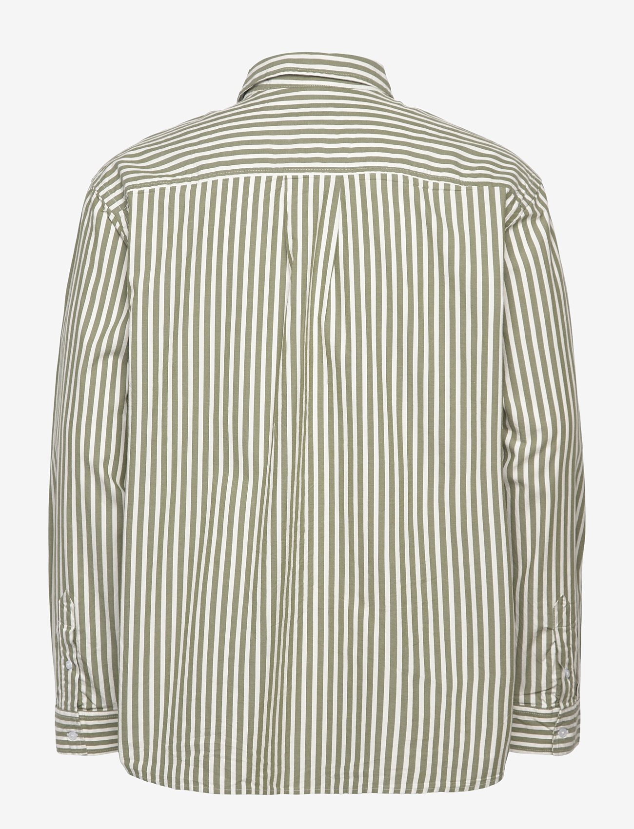 WOOD WOOD - Day Striped Shirt GOTS - langærmede skjorter - off - 2