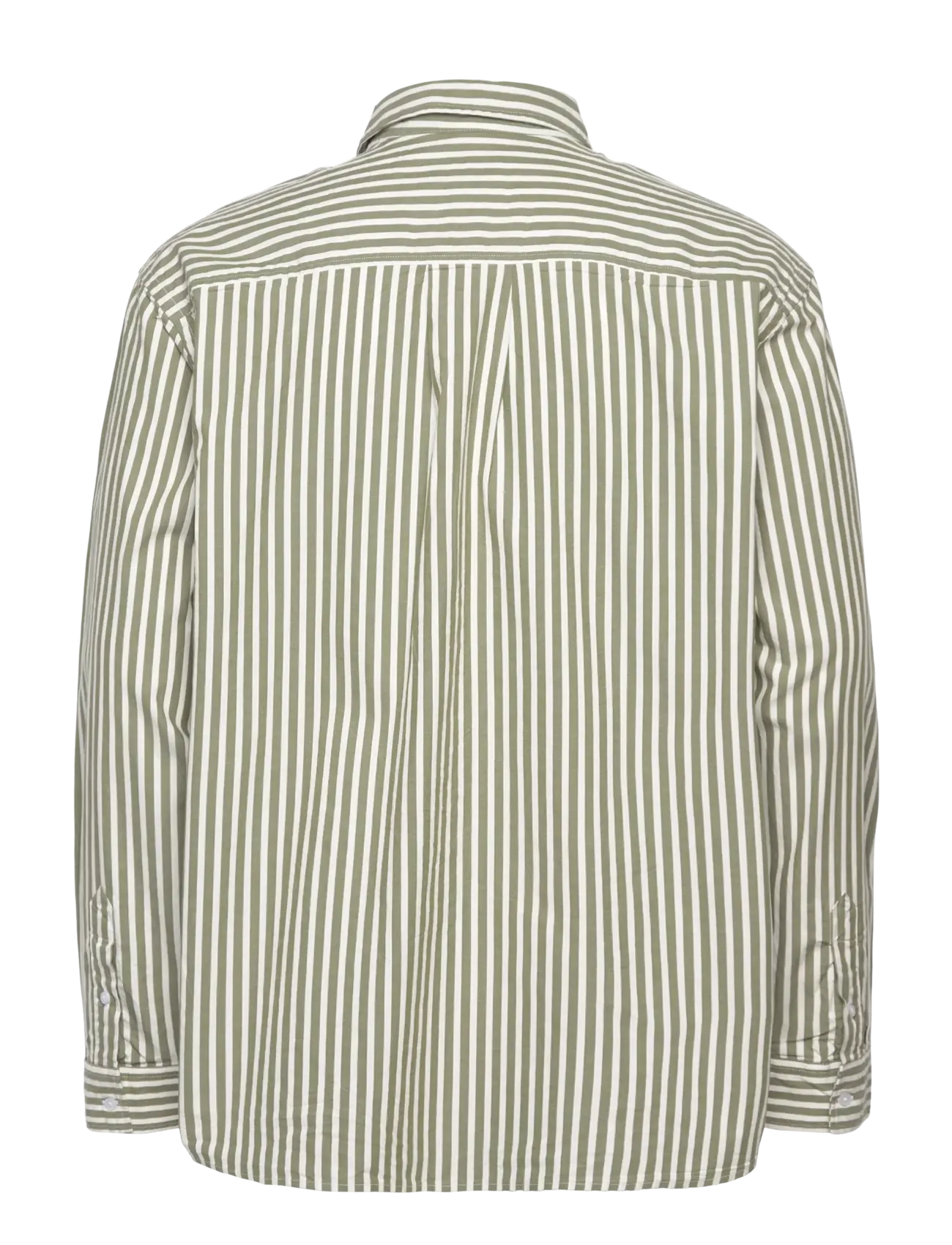 WOOD WOOD - WWDay Striped Shirt - pitkähihaiset kauluspaidat - off - 2