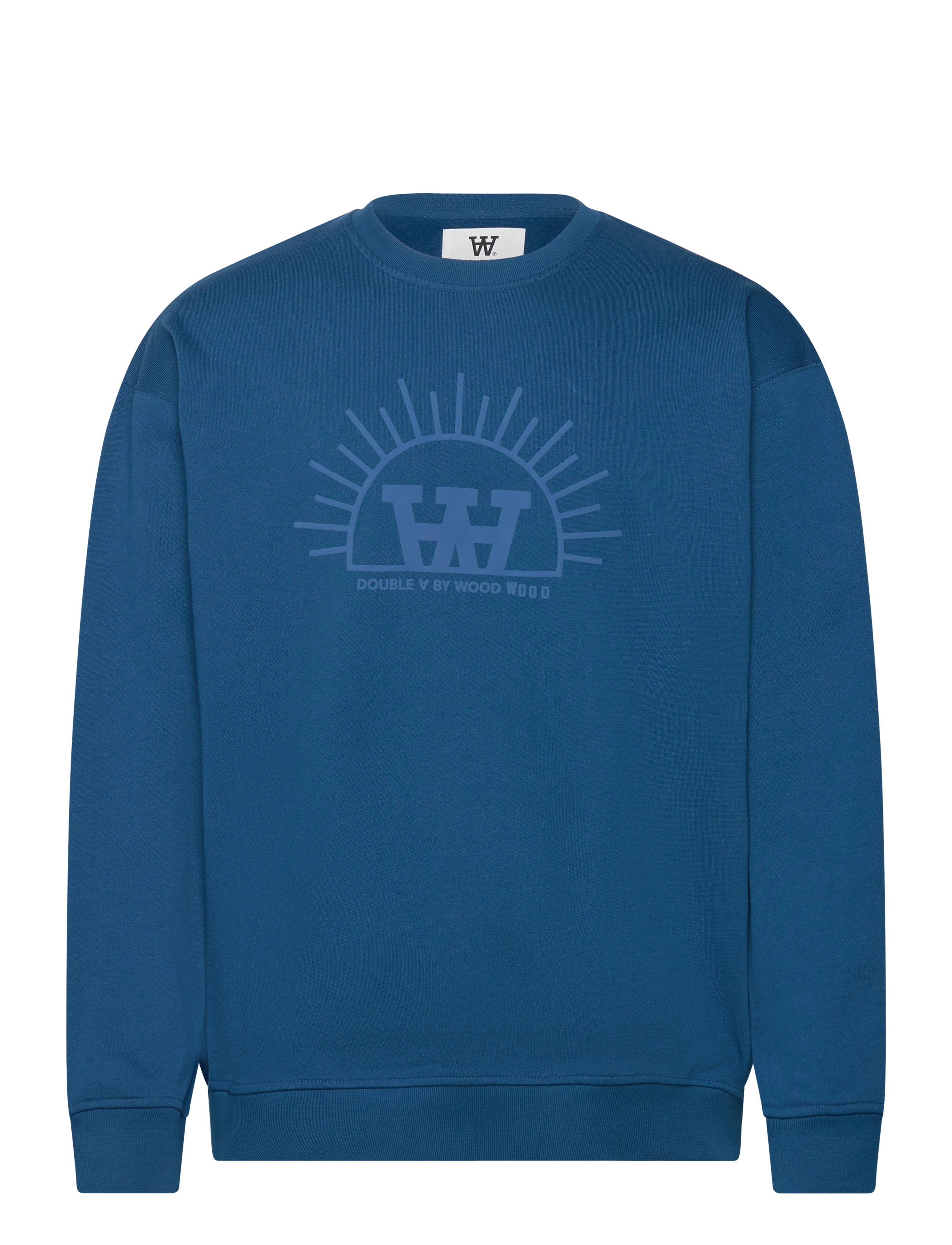 WOOD WOOD Noel Resort Sweatshirt GOTS - Tøj - OCEAN DEEP / blue