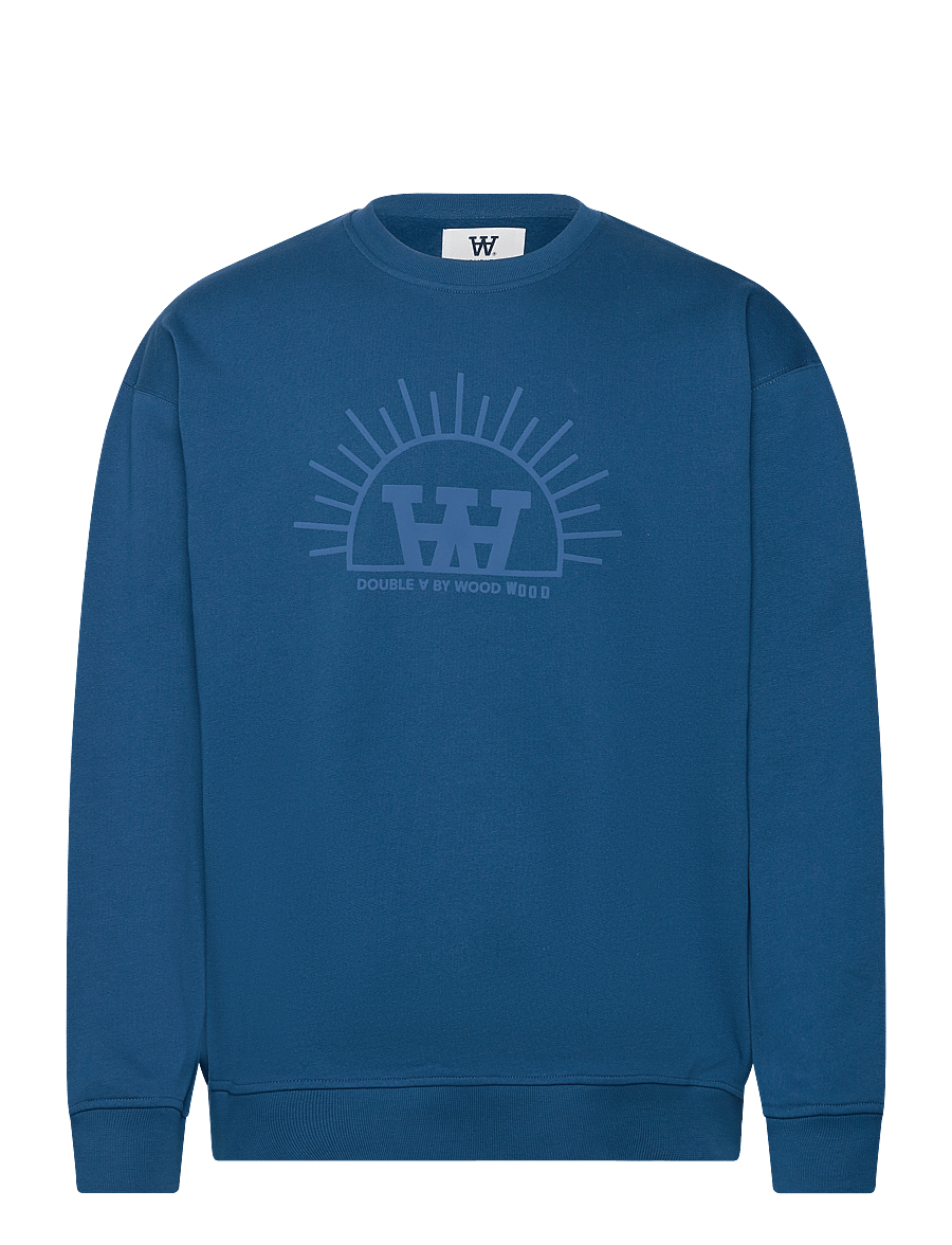 WOOD WOOD - Noel Resort Sweatshirt GOTS - swetry - ocean deep - 0