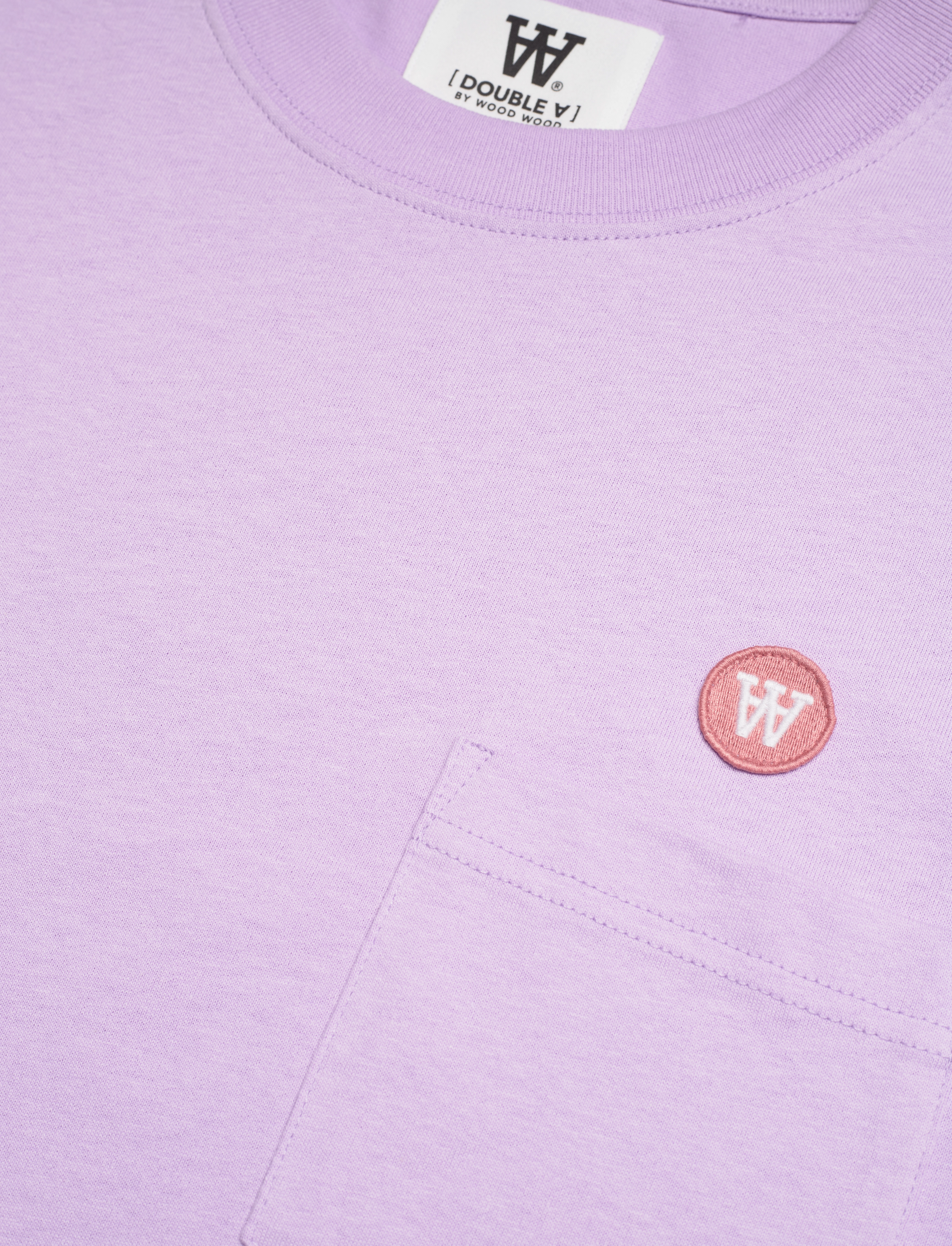 WOOD WOOD - Adi Pocket Resort T-shirt GOTS - la lilac - 2