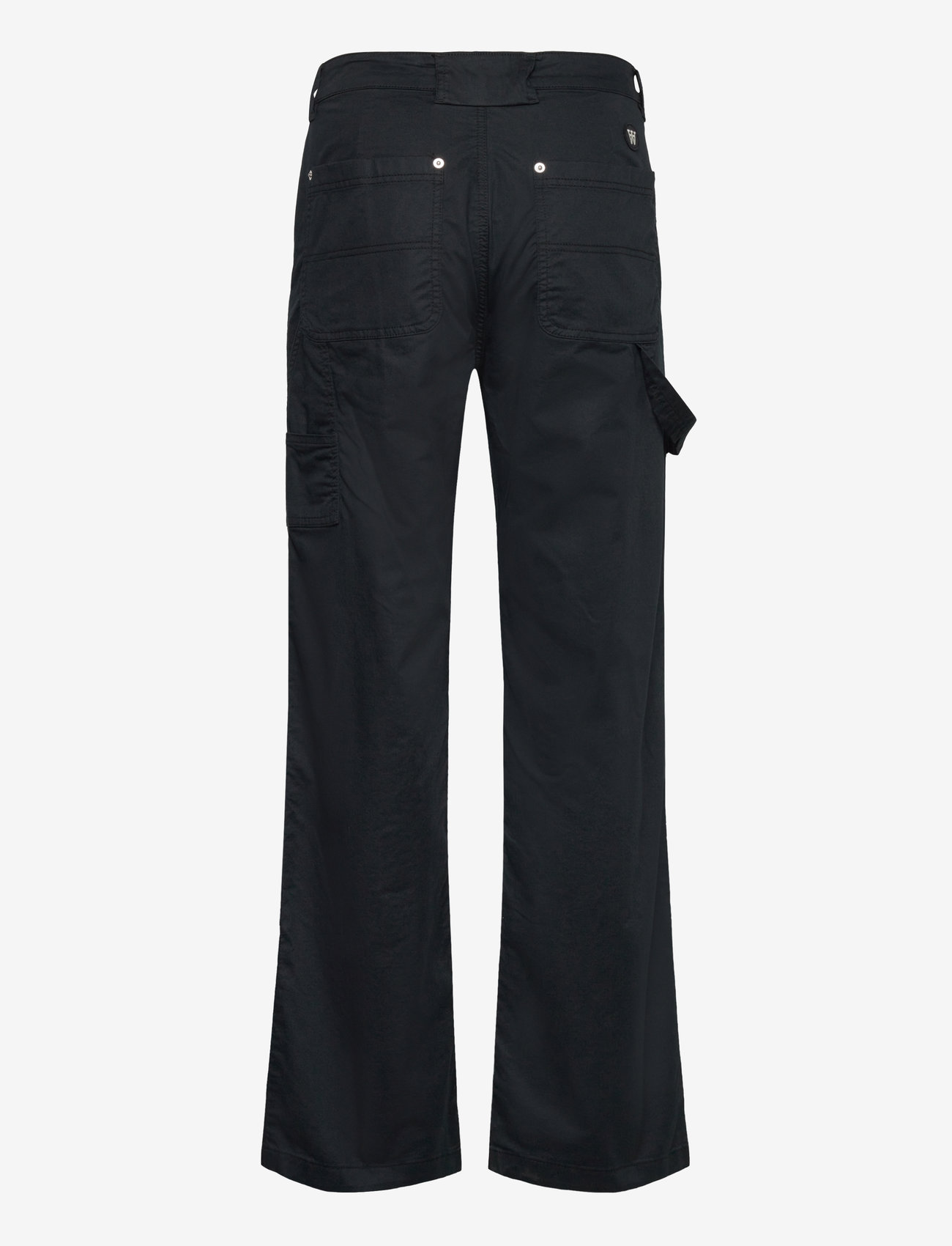 WOOD WOOD - WWFed Workwear Pants - cargobyxor - black - 1