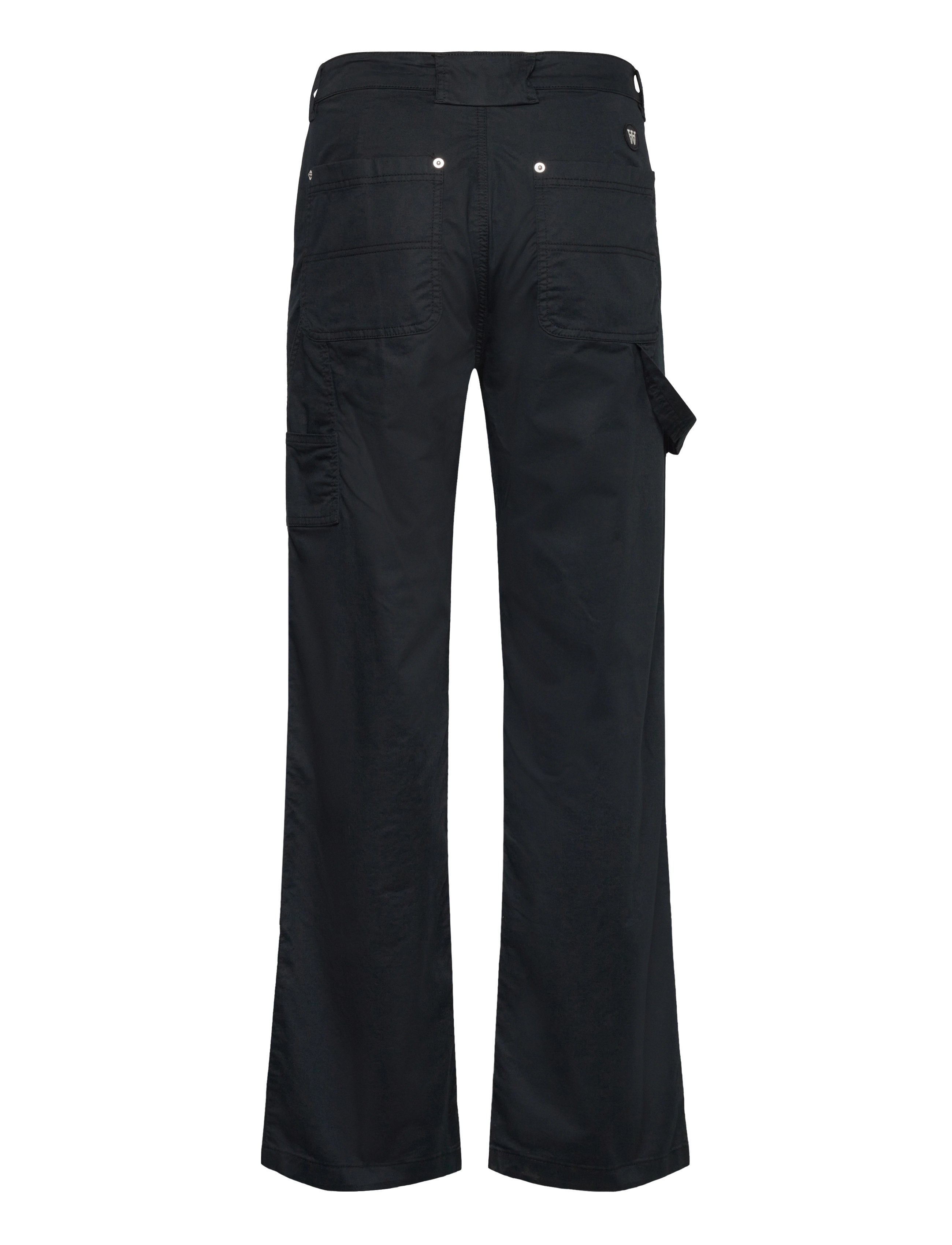 WOOD WOOD - WWFed Workwear Pants - cargobukser - black - 1