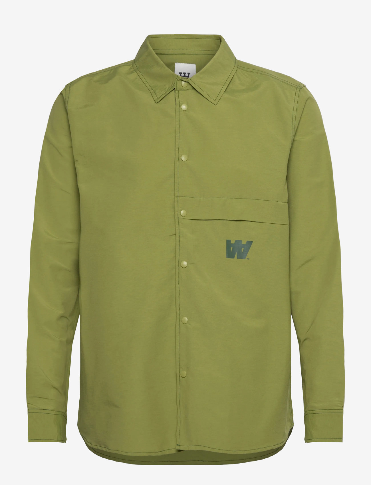WOOD WOOD - WWAxl Boyscout Shirt - shoppa efter stil - avocado green - 0