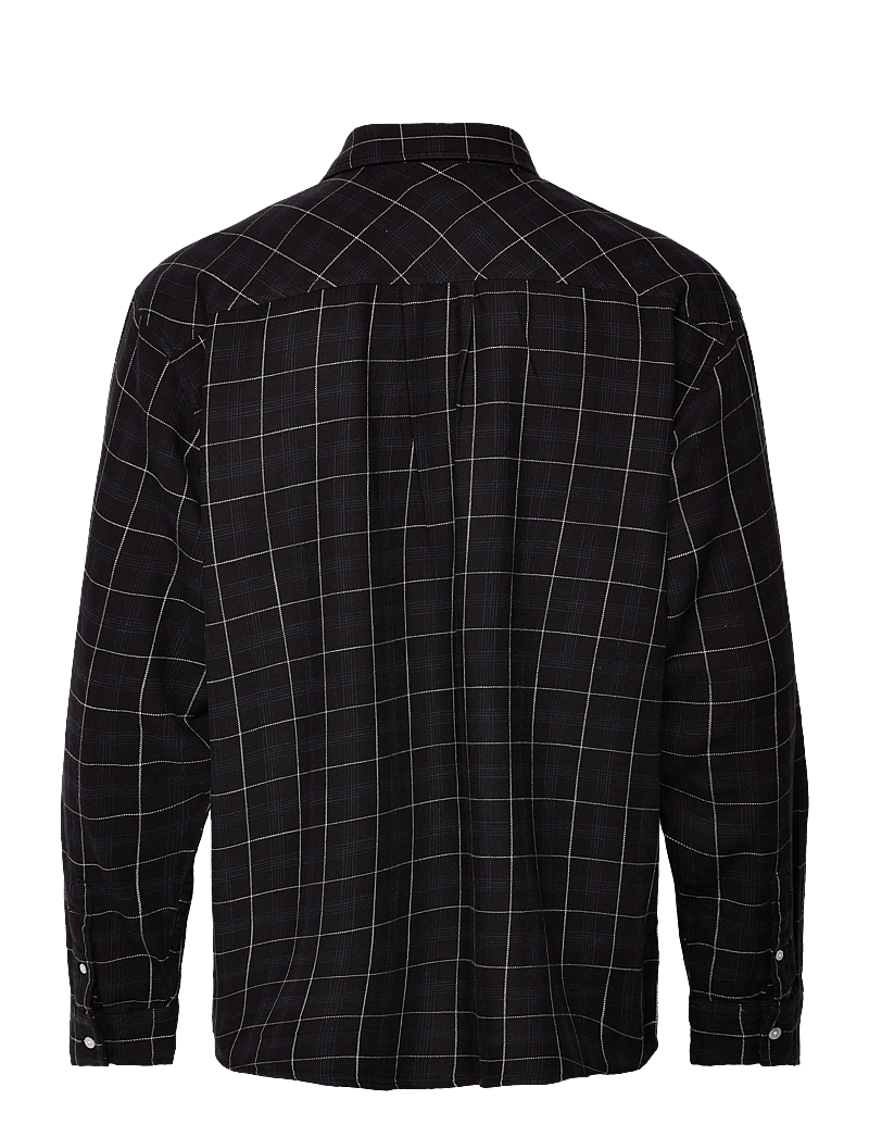 WOOD WOOD - WWDay Check Light Flannel Shirt GOT - flanell-hemden - charcoal - 1
