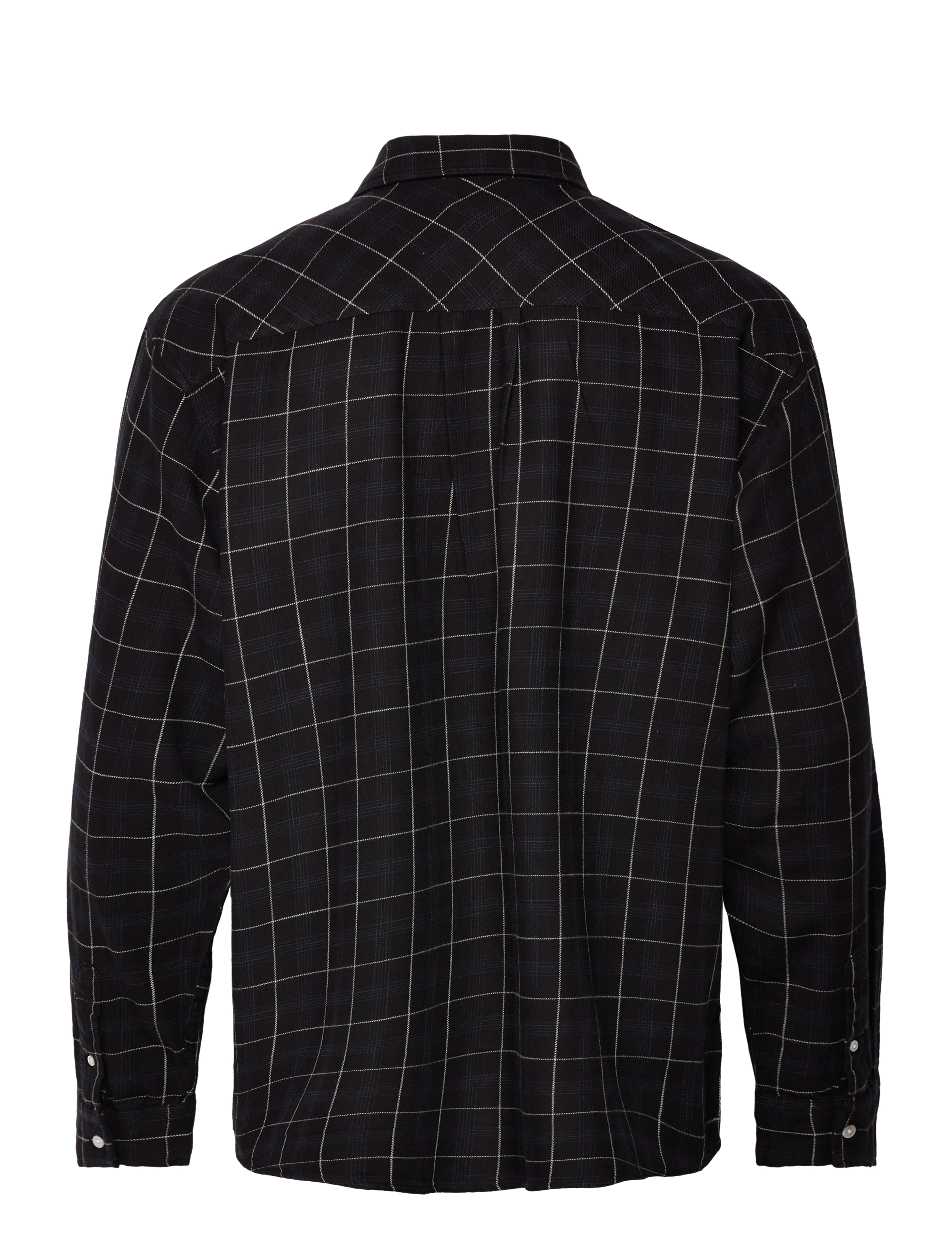 WOOD WOOD - WWDay Check Light Flannel Shirt GOT - koszule flanelowe - charcoal - 1