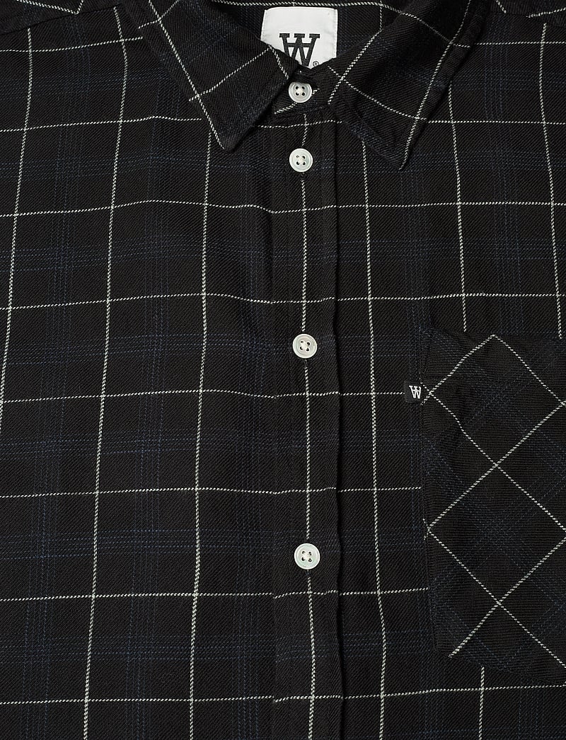 WOOD WOOD - WWDay Check Light Flannel Shirt GOT - flanell-hemden - charcoal - 2