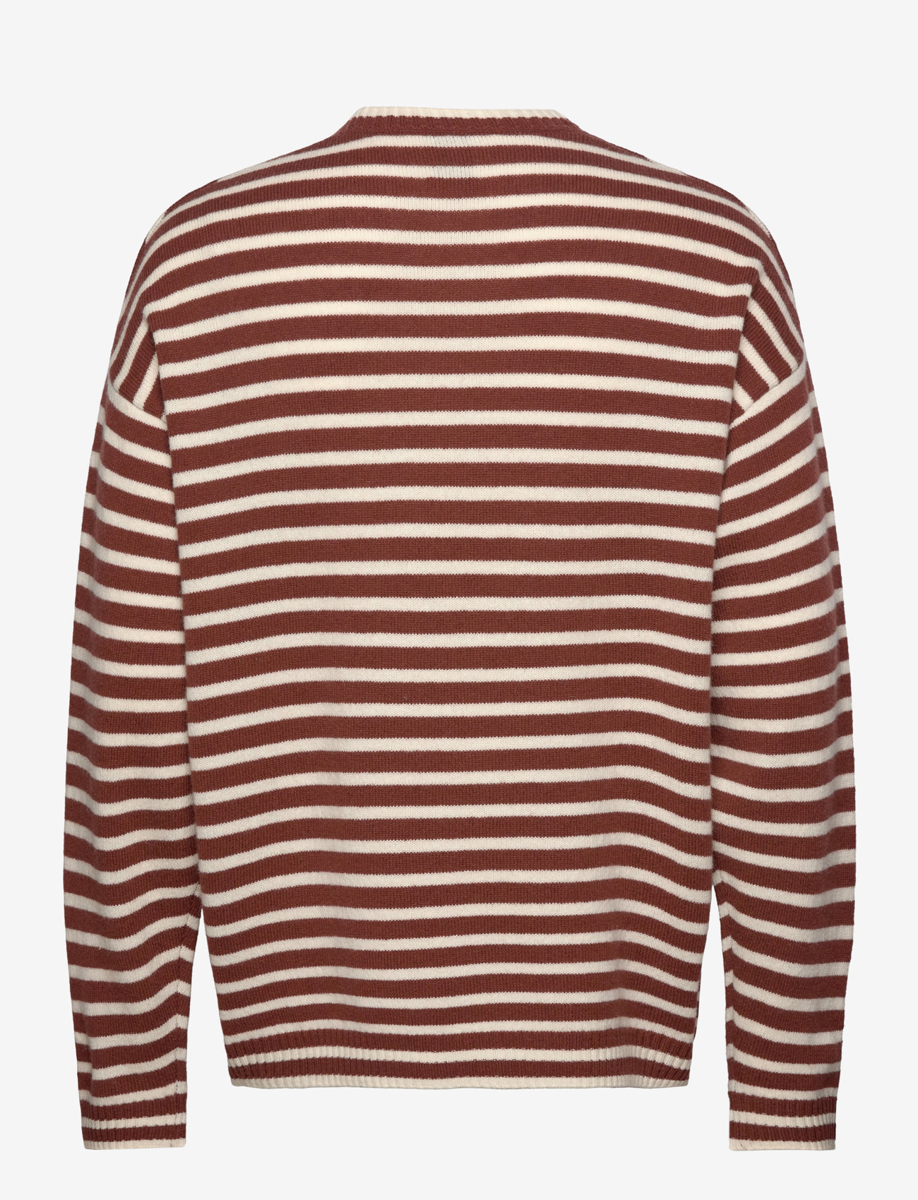 WOOD WOOD - WWTya Striped Oversized Jumper - megztiniai su apvalia apykakle - acorn - 1