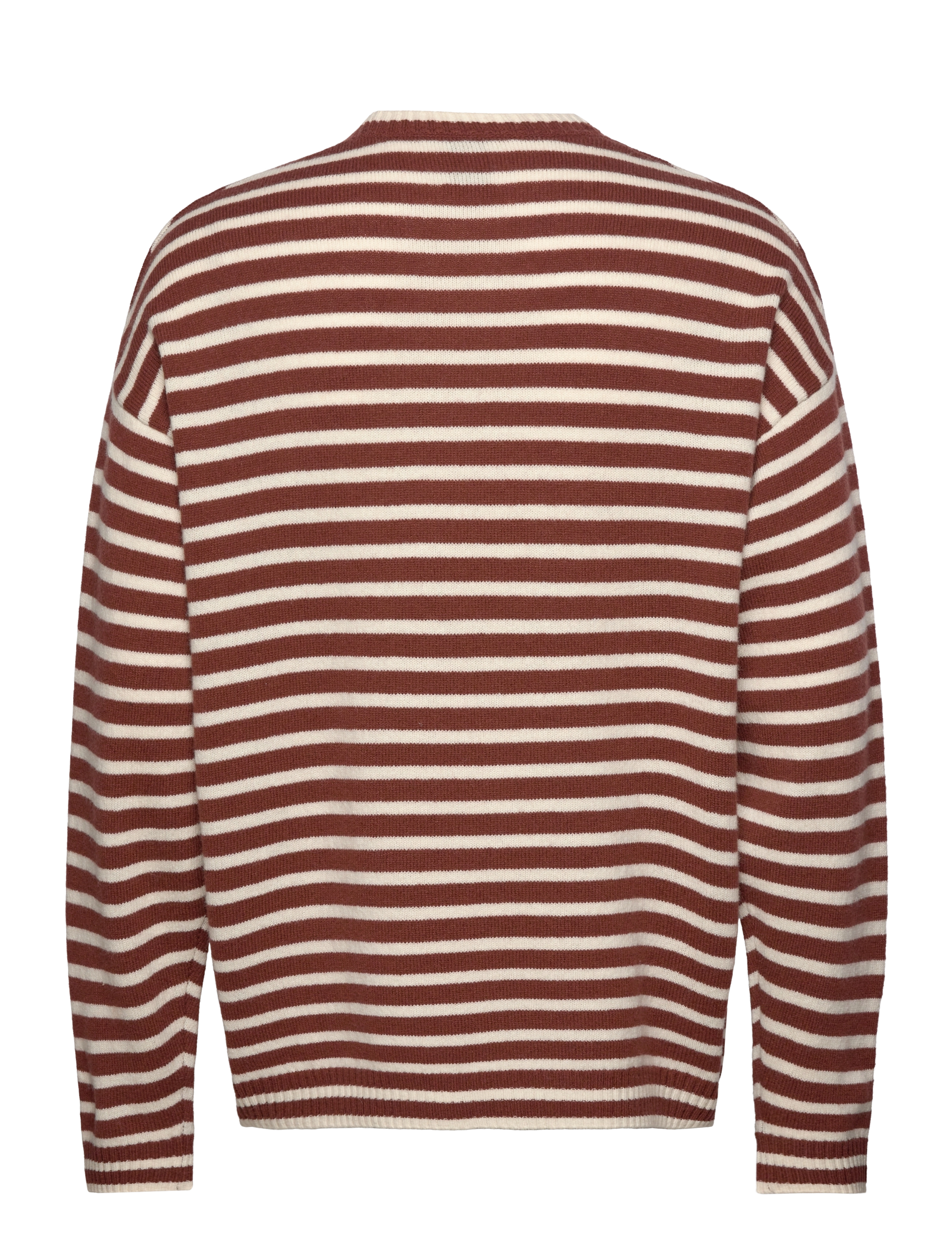 WOOD WOOD - WWTya Striped Oversized Jumper - round necks - acorn - 1