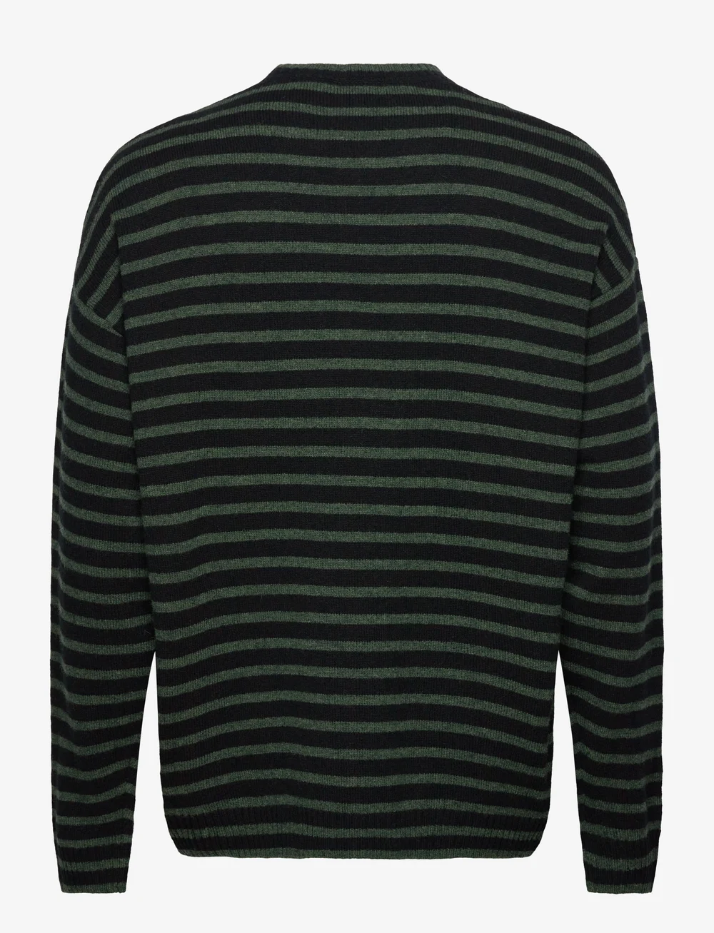 WOOD WOOD - WWTya Striped Oversized Jumper - rundhalsad - nature green - 1