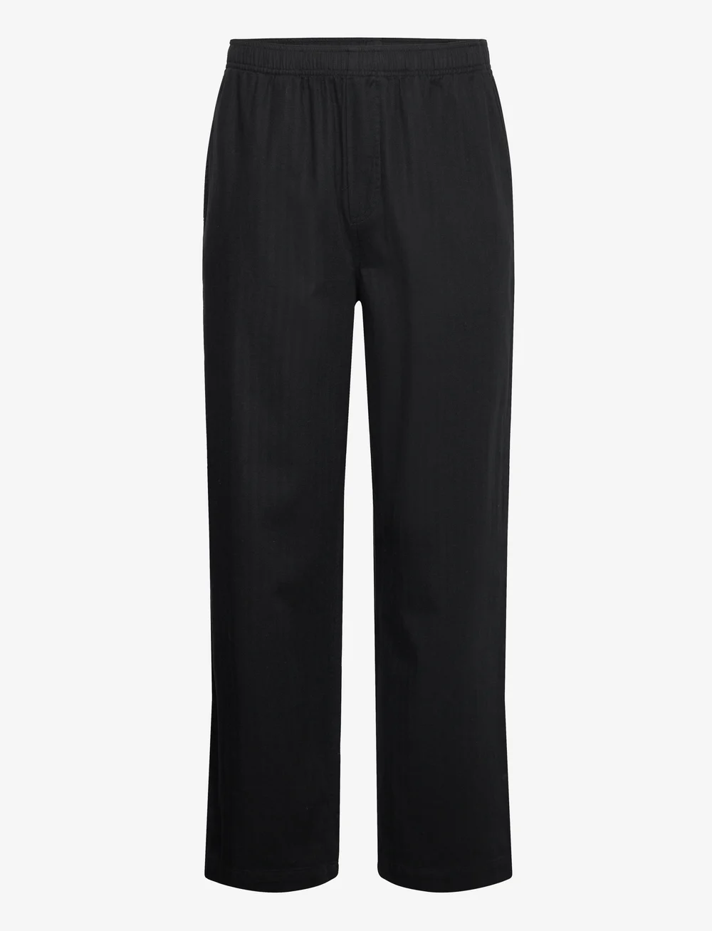 WOOD WOOD - WWLax Herringbone Trousers - casual - black - 0