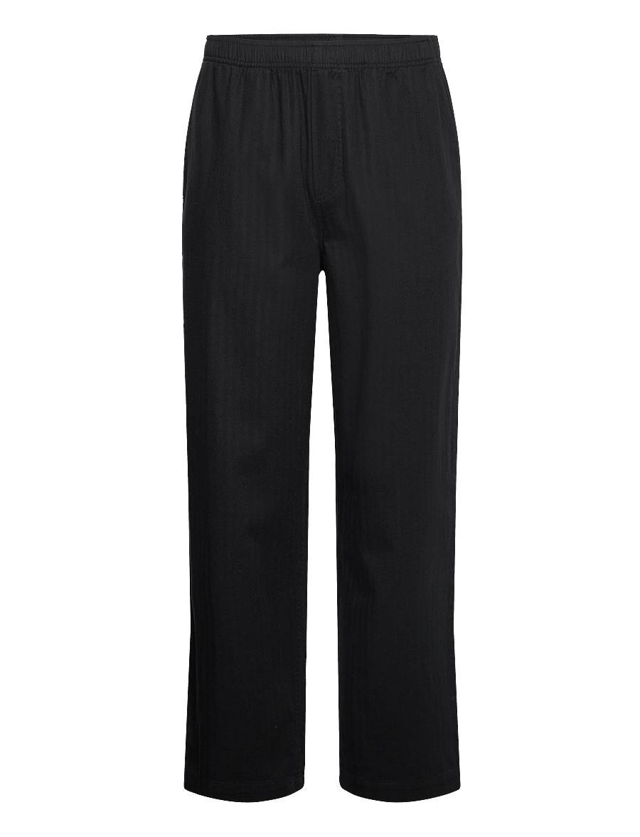 WOOD WOOD - WWLax Herringbone Trousers - casual - black - 0