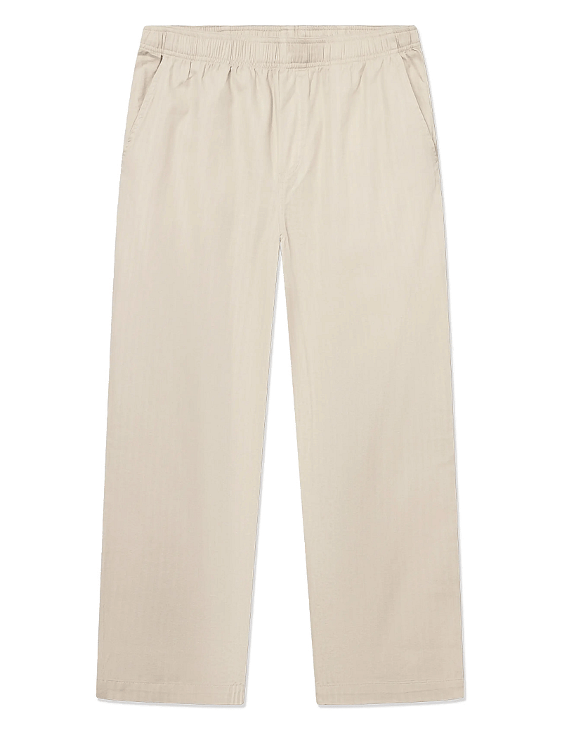 WOOD WOOD - WWLax Herringbone Trousers - casual - sand grey - 1