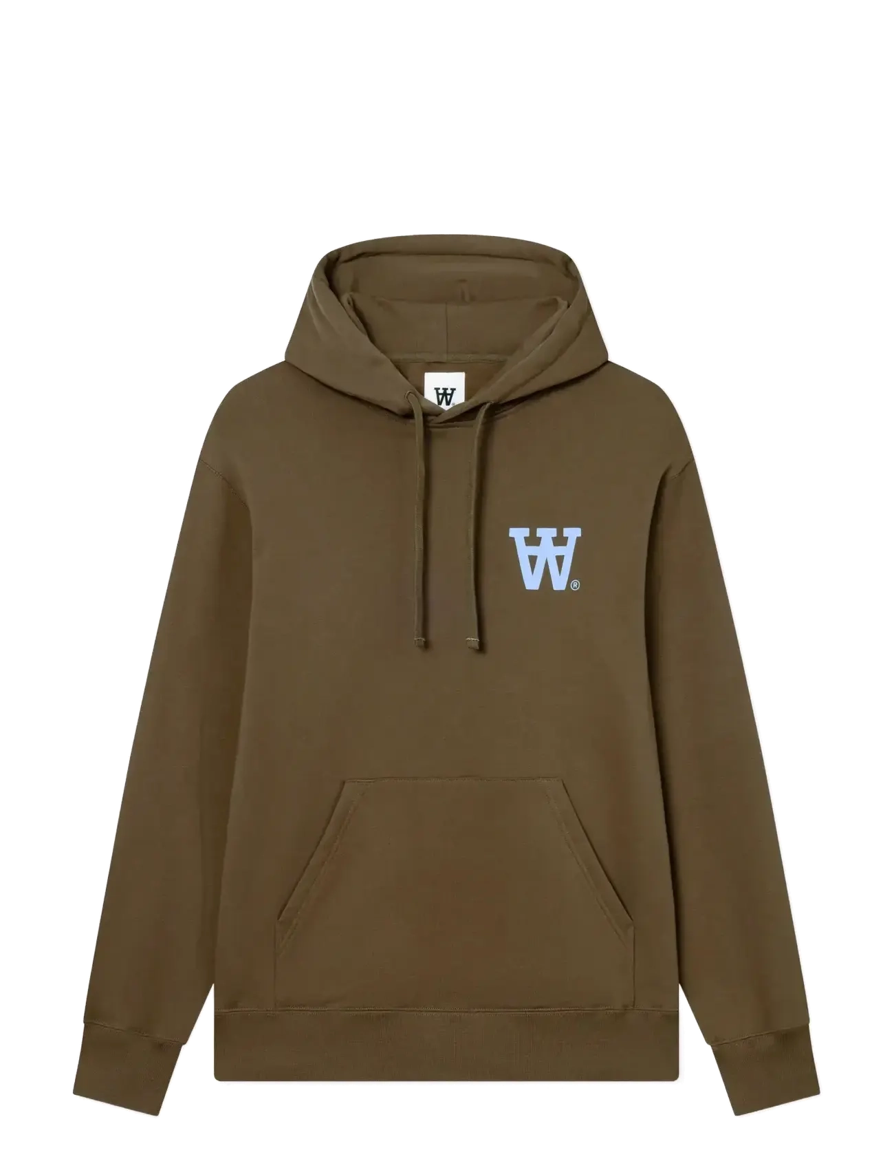 WOOD WOOD Wwcass Aa Hoodie Khaki - XL - Herren