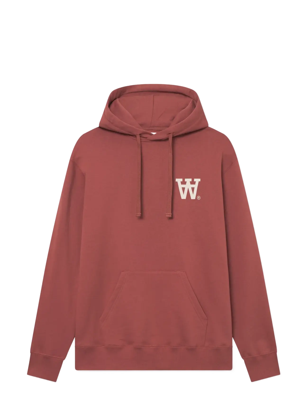 WOOD WOOD Wwcass Aa Hoodie Rot - M - Herren
