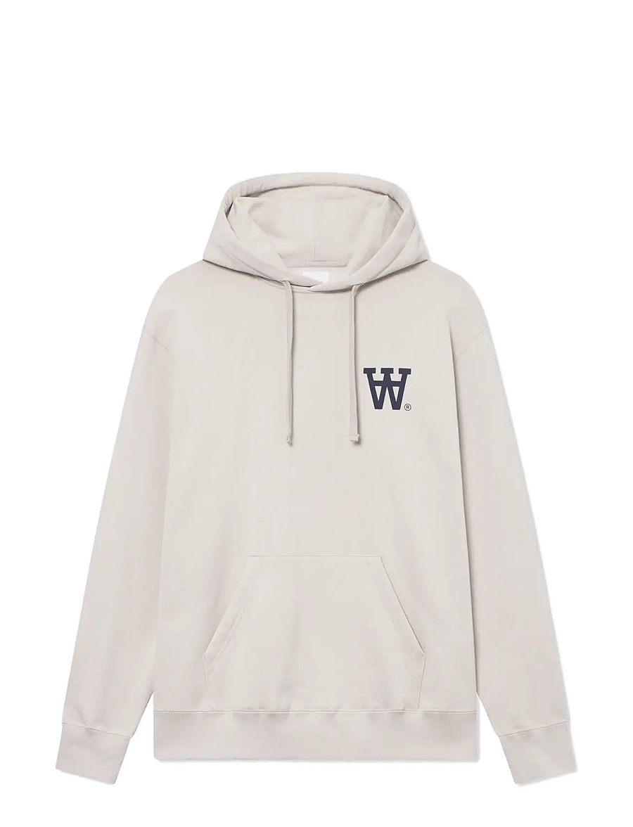 WOOD WOOD - WWCass AA Chest Print Hoodie - hoodies - moonstruck - 1