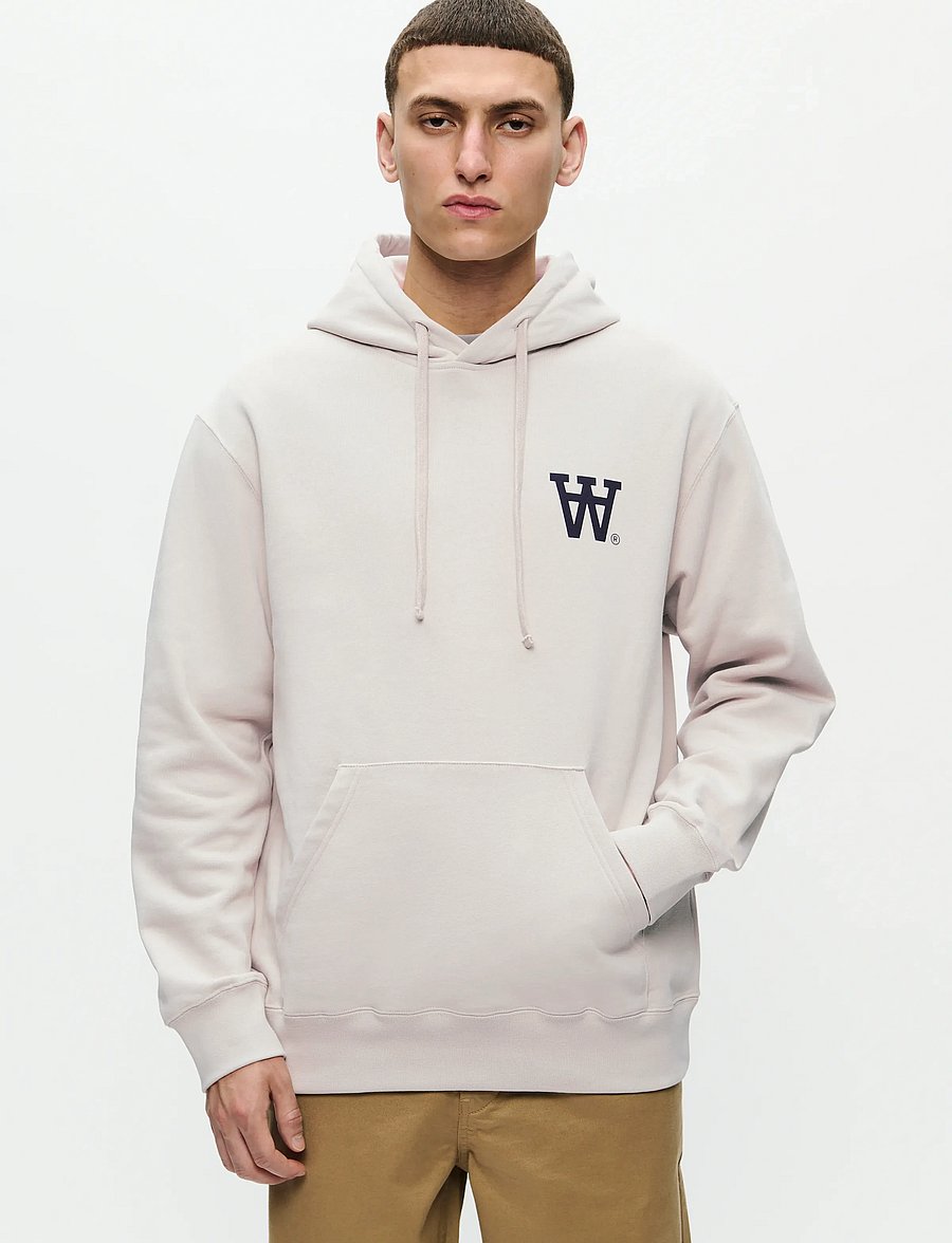 WOOD WOOD - WWCass AA Chest Print Hoodie - hoodies - moonstruck - 0