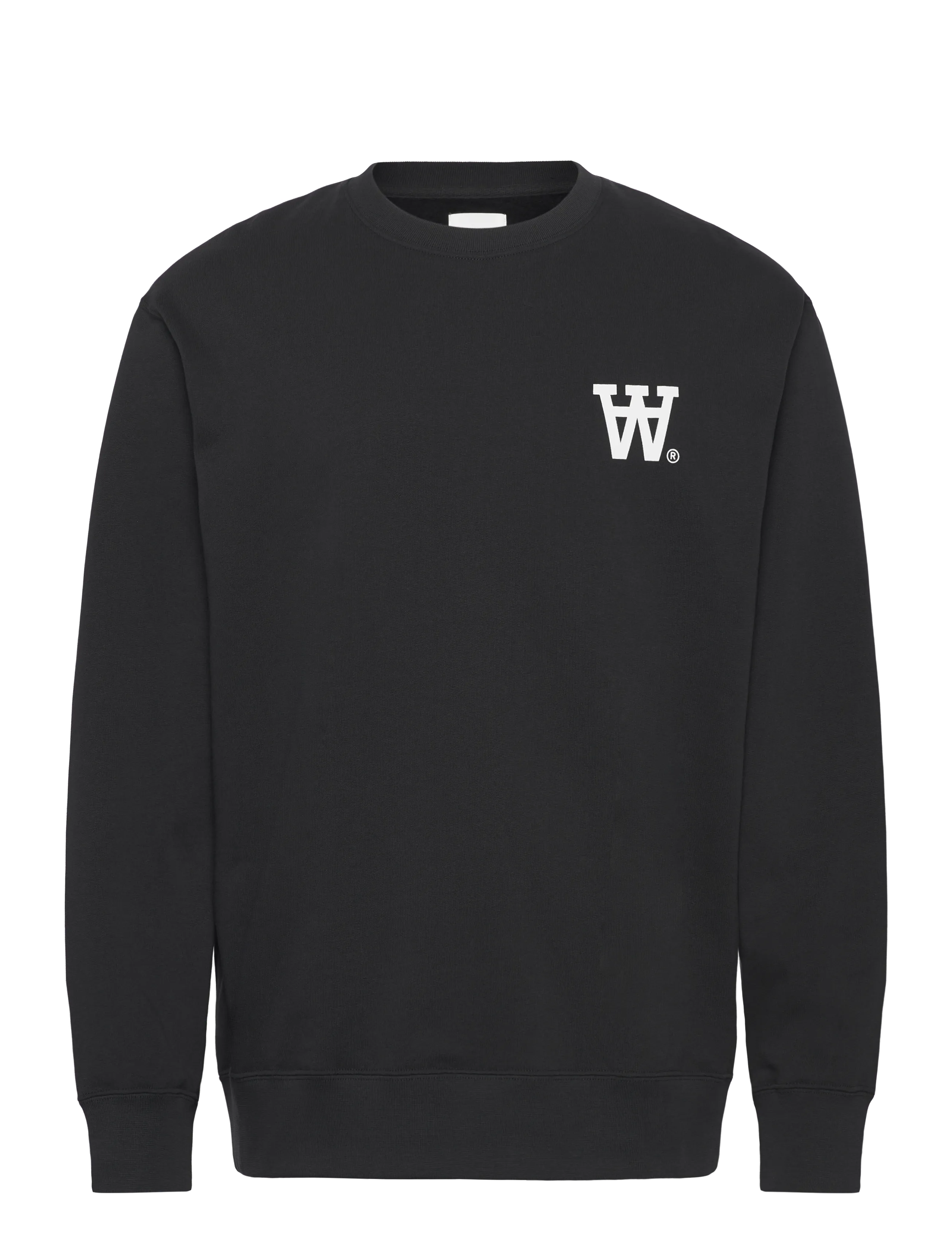 WWNoel AA Chest Print Sweatshirt - BLACK