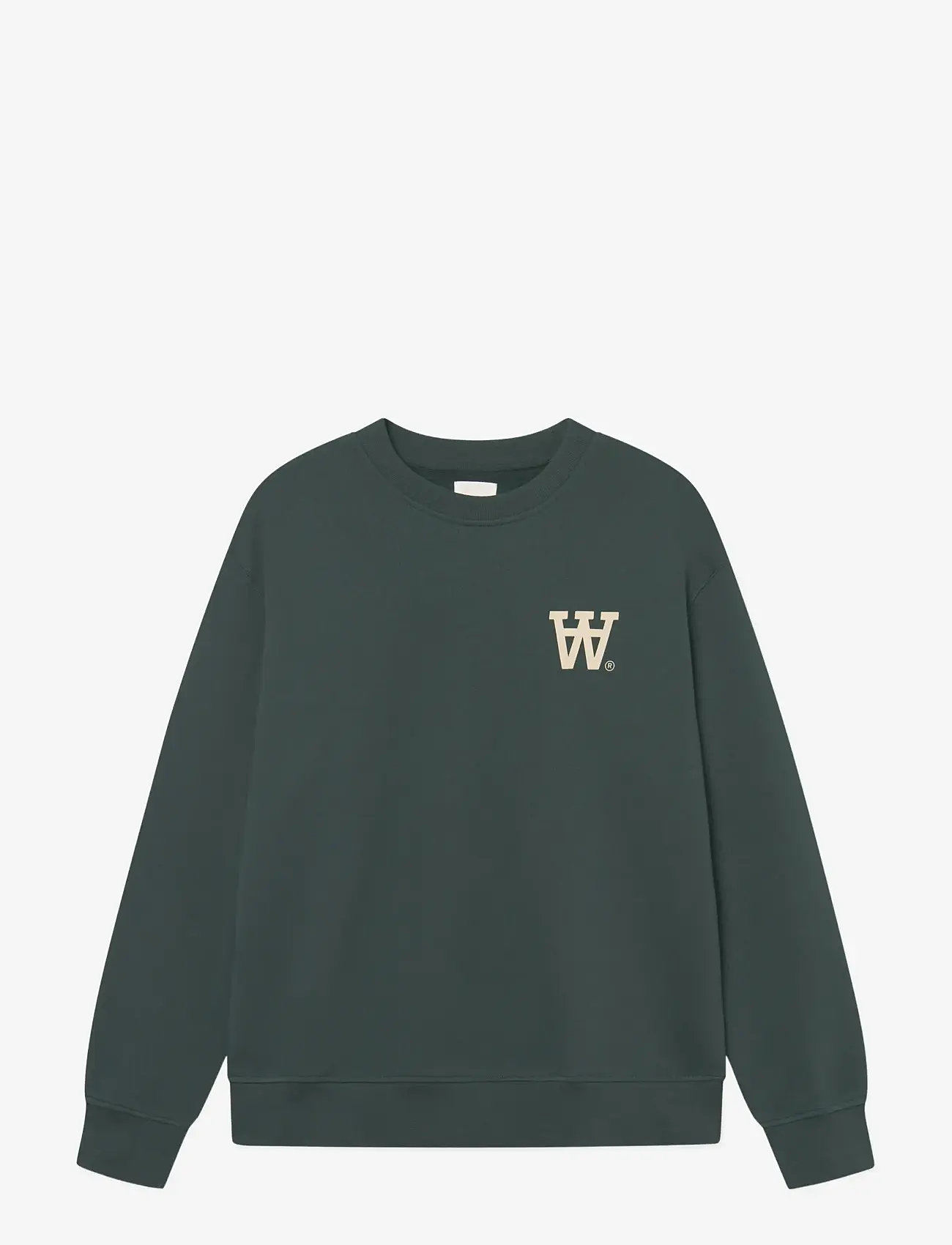WOOD WOOD - WWNoel AA Chest Print Sweatshirt - osta stiili järgi - green gables - 1