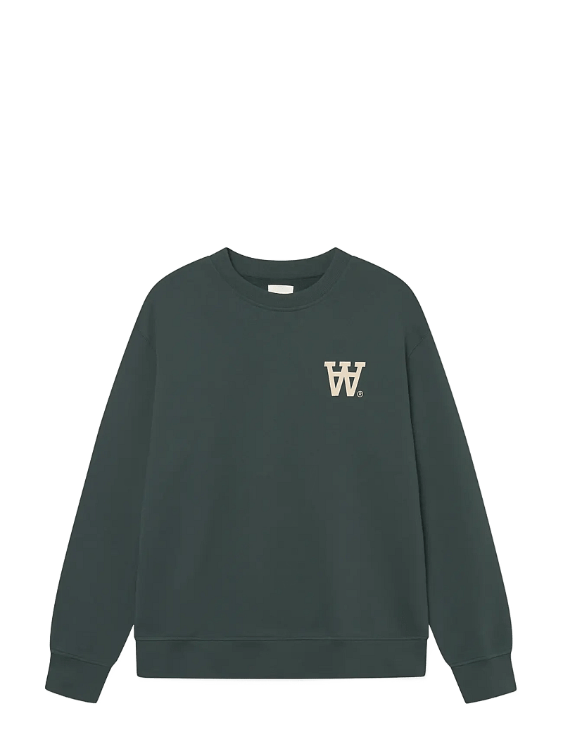 WOOD WOOD - WWNoel AA Chest Print Sweatshirt - osta stiili järgi - green gables - 1