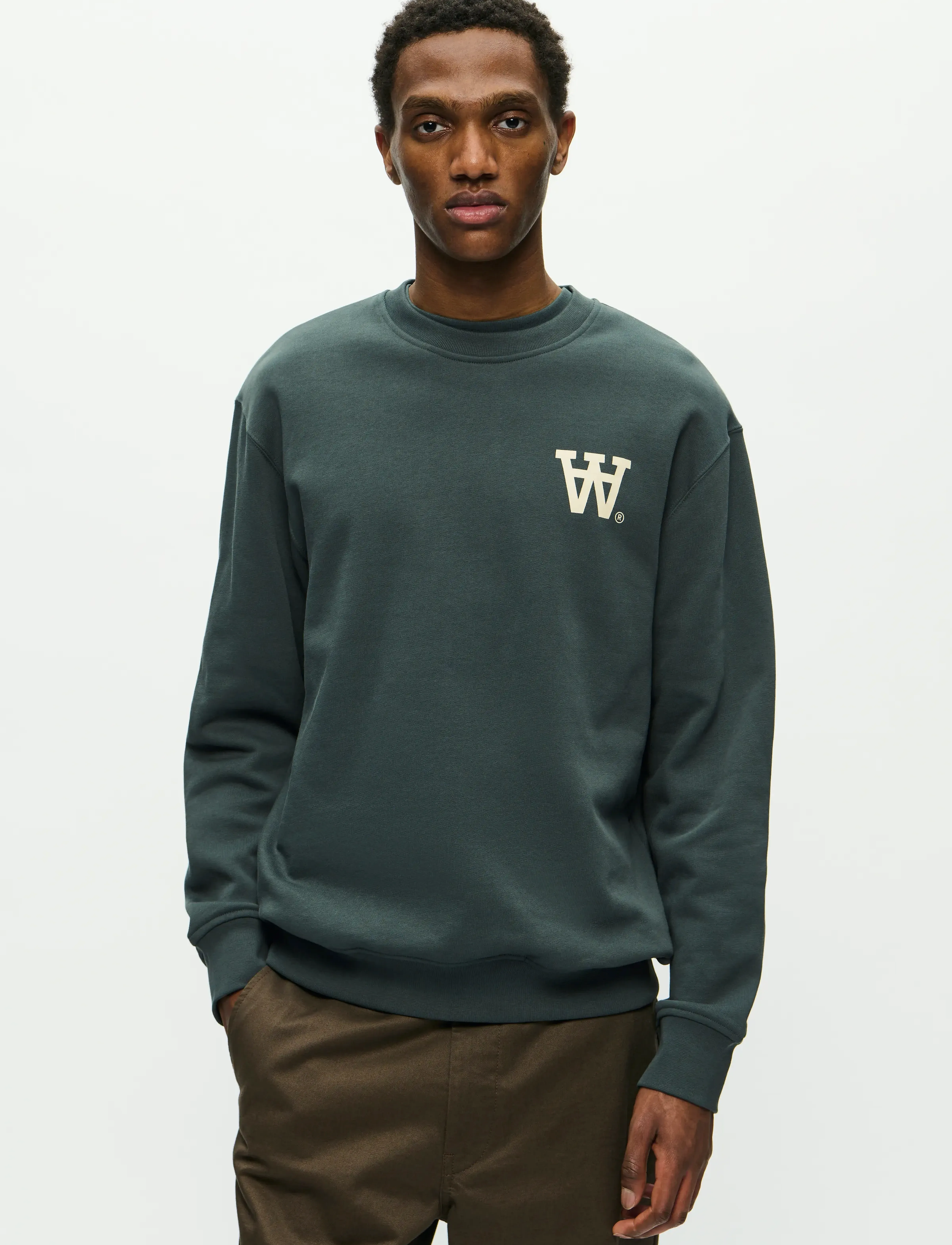 WOOD WOOD WWNoel AA Sweatshirt - Sweatshirts - GREEN GABLES / green