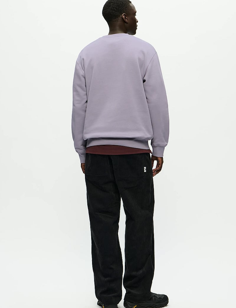 WOOD WOOD - WWNoel AA Chest Print Sweatshirt - shoppa efter stil - minimal gray - 3