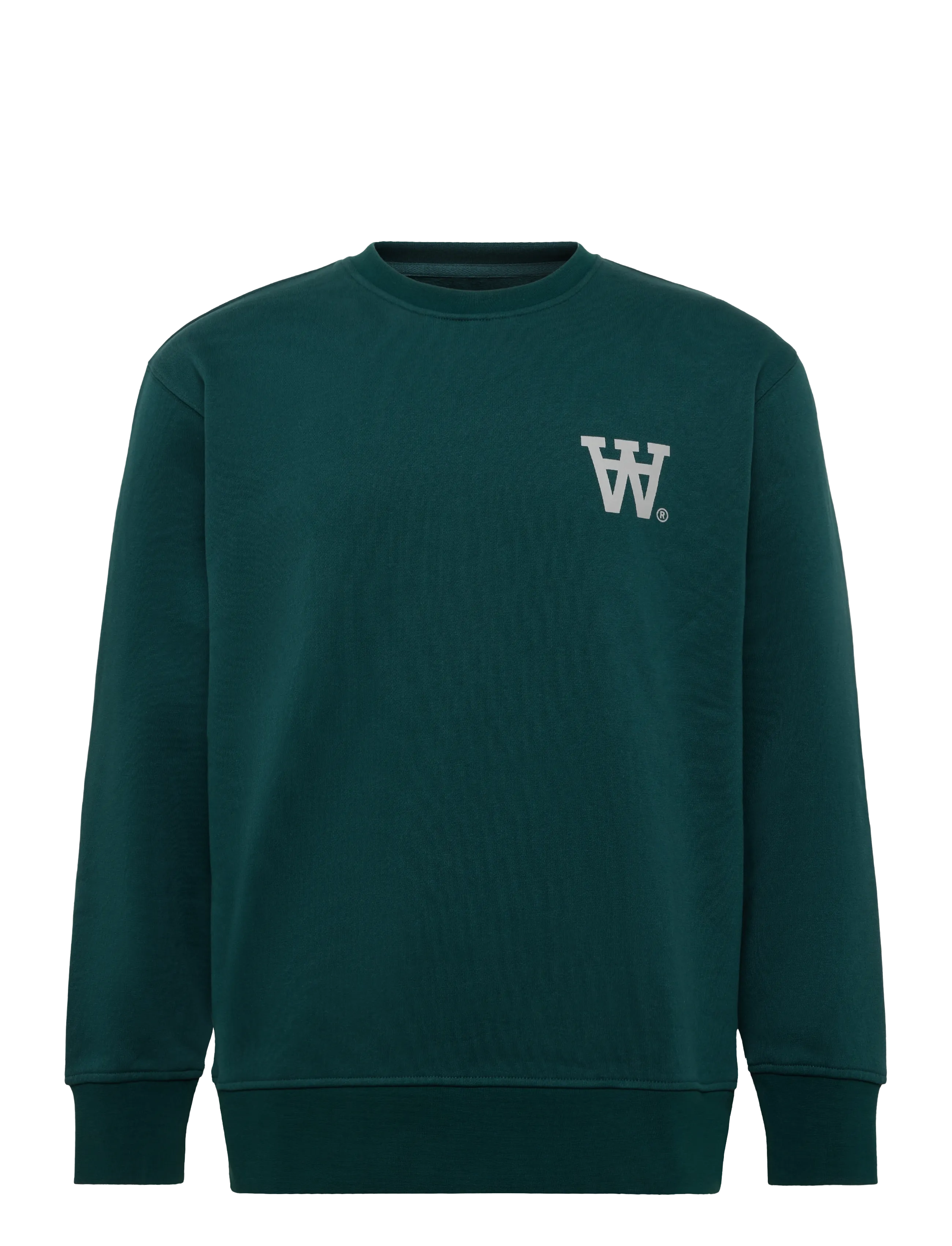 WOOD WOOD - WWNoel AA Chest Print Sweatshirt - dressipluusid - ponderosa pine - 1