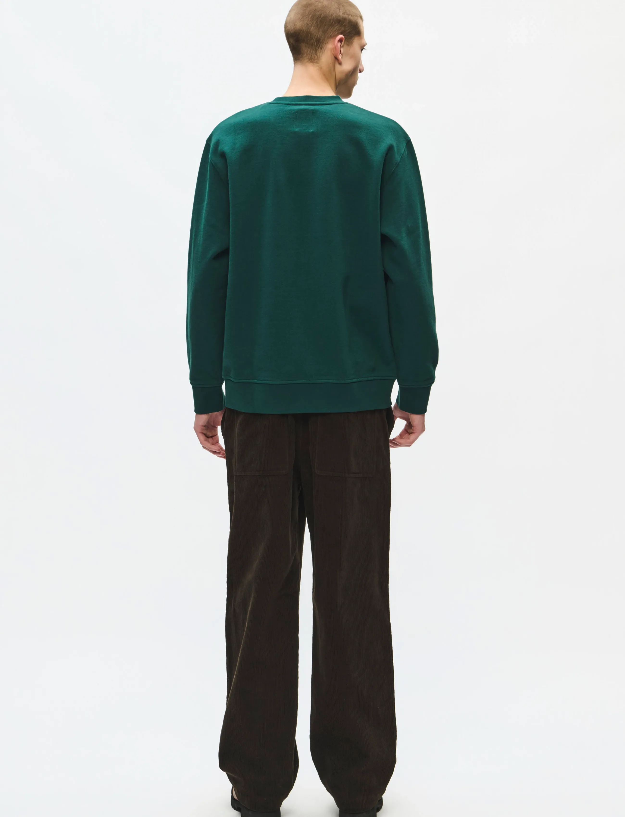 WOOD WOOD - WWNoel AA Chest Print Sweatshirt - dressipluusid - ponderosa pine - 4