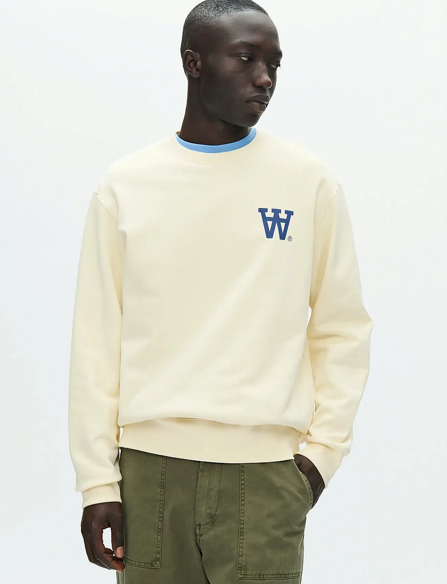 WOOD WOOD - WWNoel AA Sweatshirt - dressipluusid - turtledove - 0