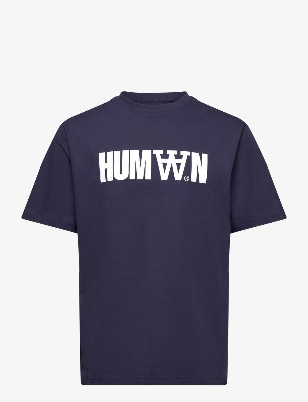 WOOD WOOD - WWAsa Humaan Tshirt - kurzärmelig - dark navy - 0