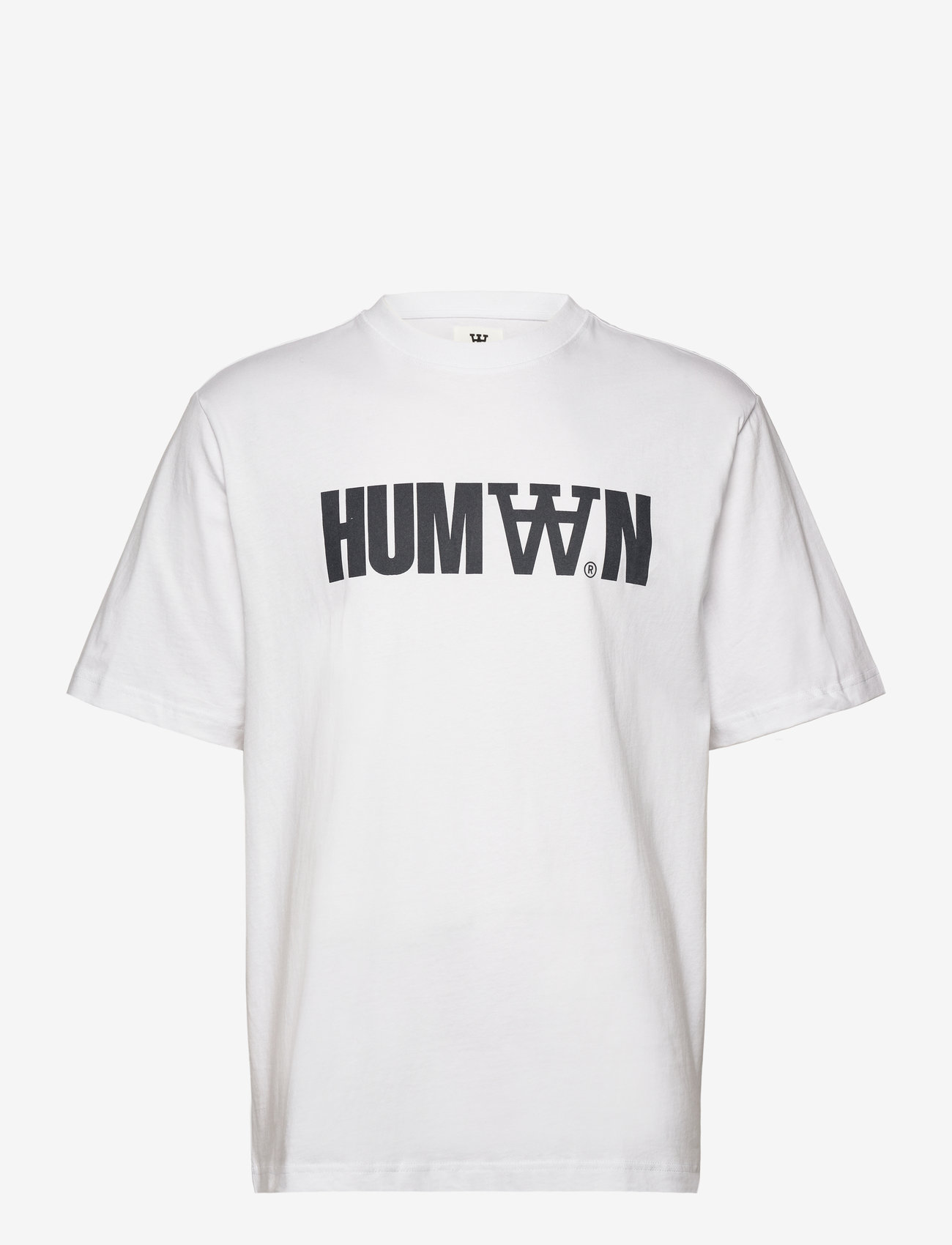 WOOD WOOD - WWAsa Humaan Tshirt - kortærmede t-shirts - white - 0